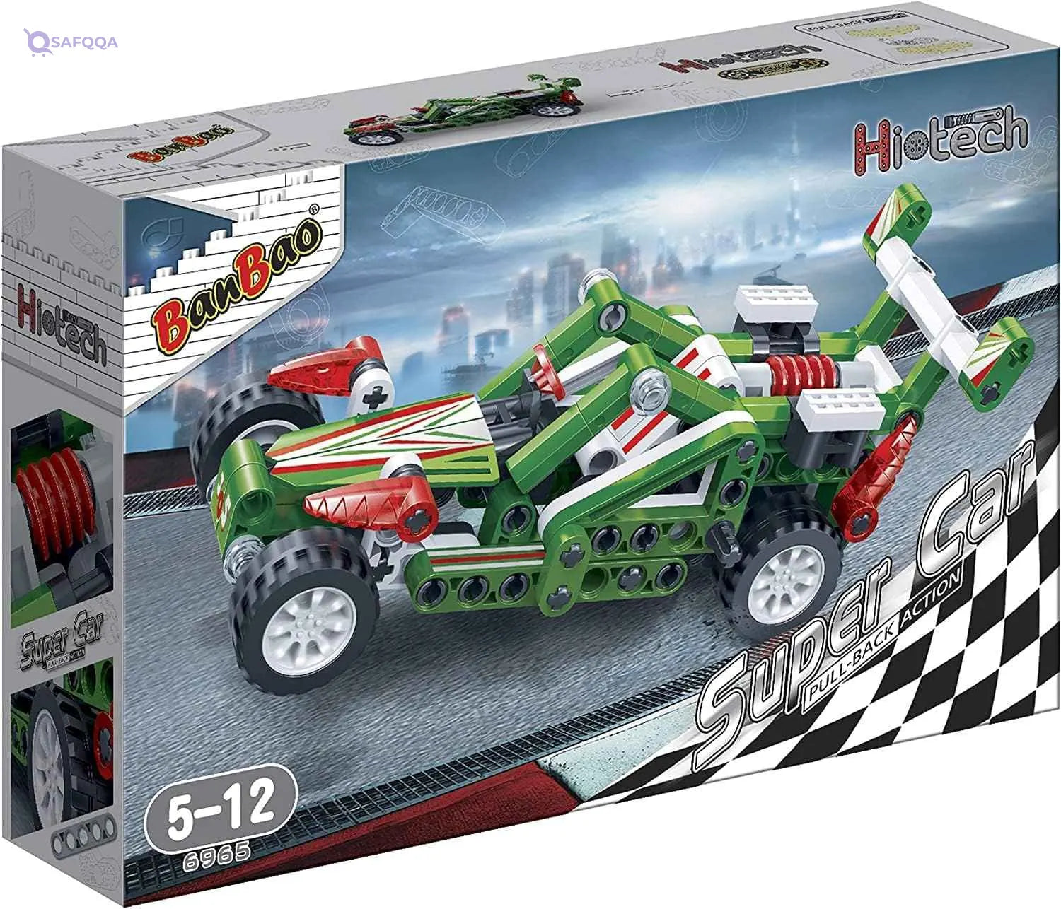 BanBao Super Car Small Technic Cars with Pullback Action (Model 6965) - Safqqa Egypt