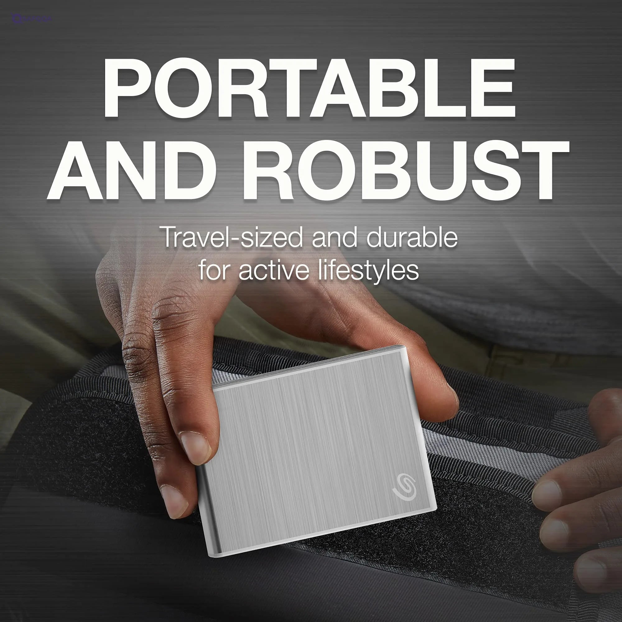 Seagate One Touch SSD, 1TB, External SSD, USB 3.0, Black, Creative Cloud Photography (STKM1000400) - Safqqa