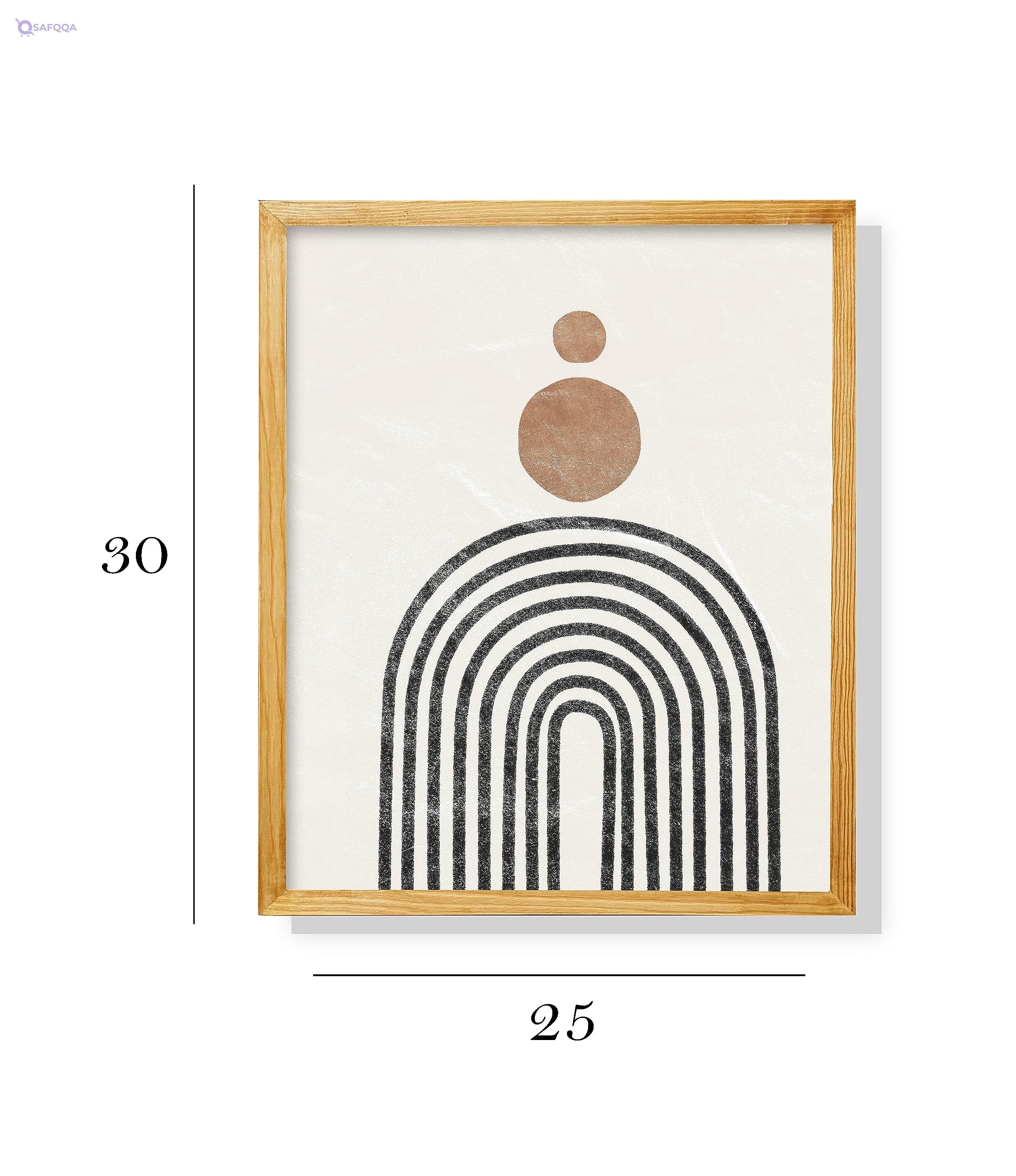 Duckly Modern Wall Frame • Made from durable materials for long-lasting use - Safqqa