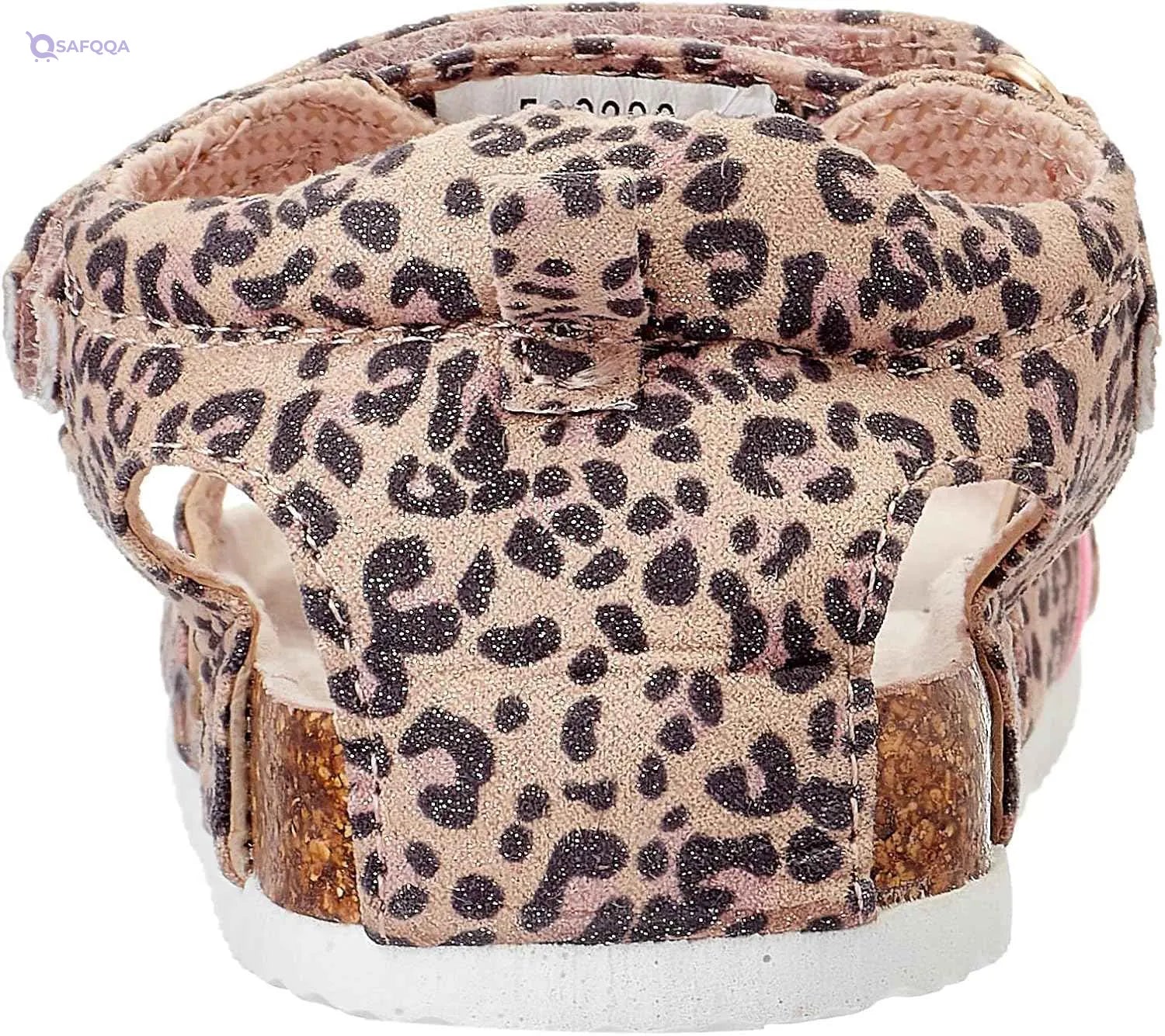 Sprox Leopard-Pattern Velcro-Strap Flat Sandals for Girls - Safqqa Egypt