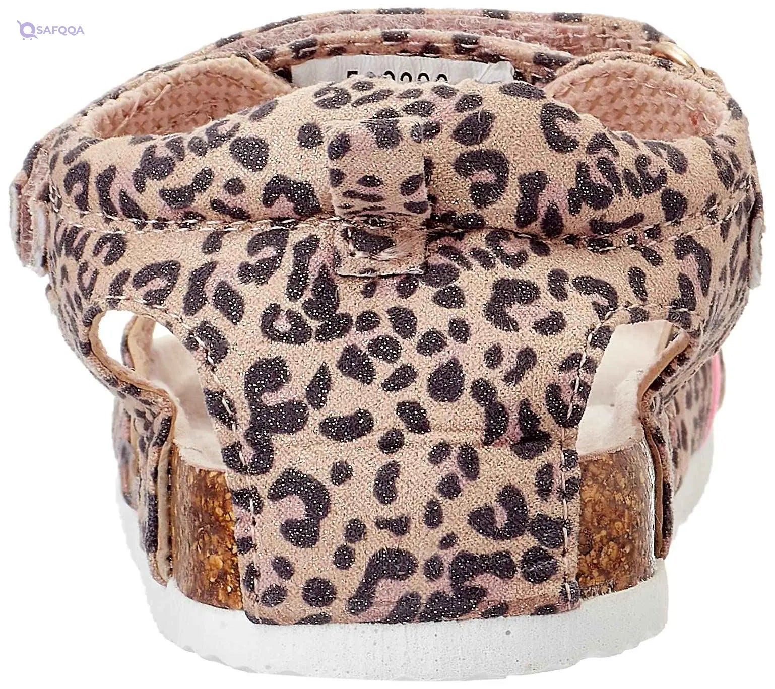 Sprox Leopard-Pattern Velcro-Strap Flat Sandals for Girls - Safqqa Egypt