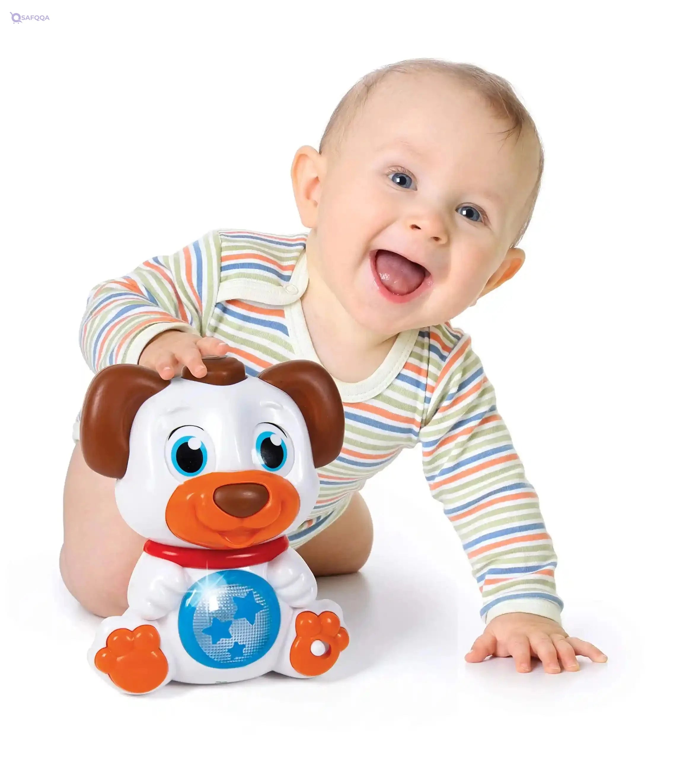 Clementoni 17239 baby clementoni-17239 wau wau the emotion dog, multi-colour - Safqqa Egypt