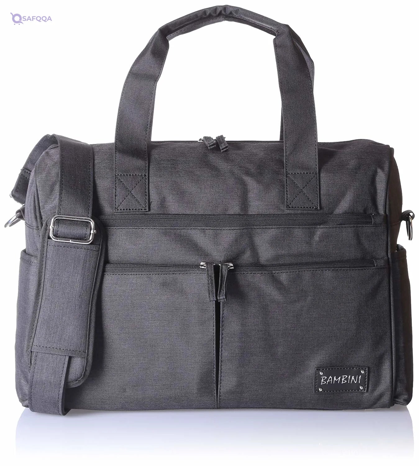 BamBini CB210 Baby Diaper Bag - Grey - Safqqa