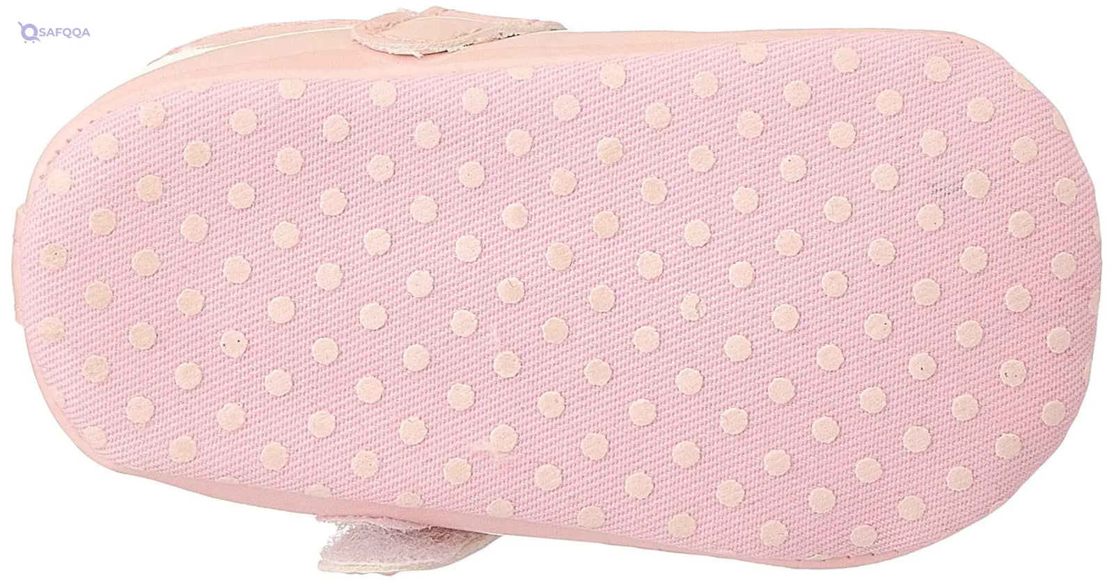 Mix & Max Front Bow Velcro Strap Shoes for Girls - Pink,0 - 6 Months - Safqqa Egypt