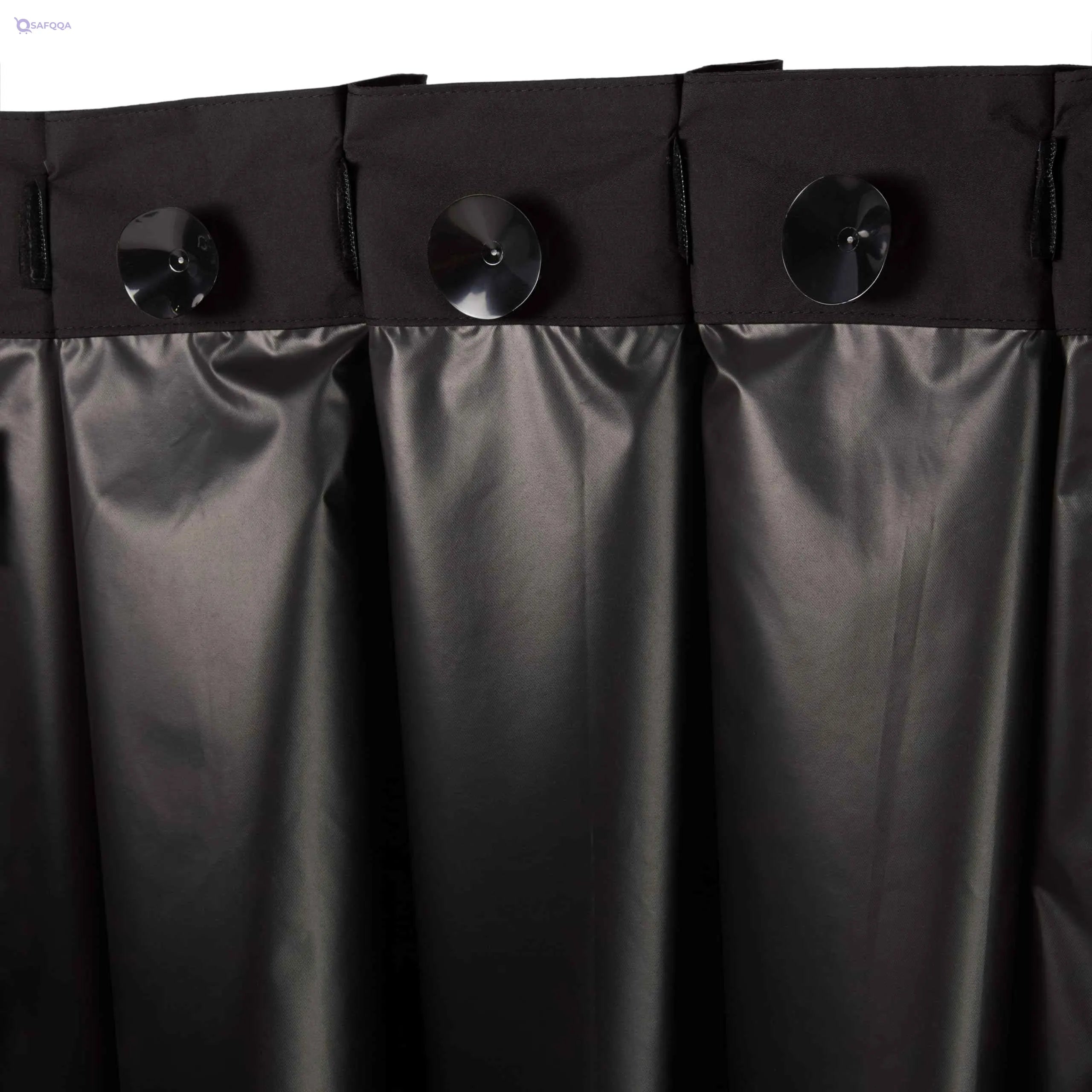 Generic Portable Blackout Curtain Shade , 50" W x 78"L, 1-Pack, Black - Safqqa