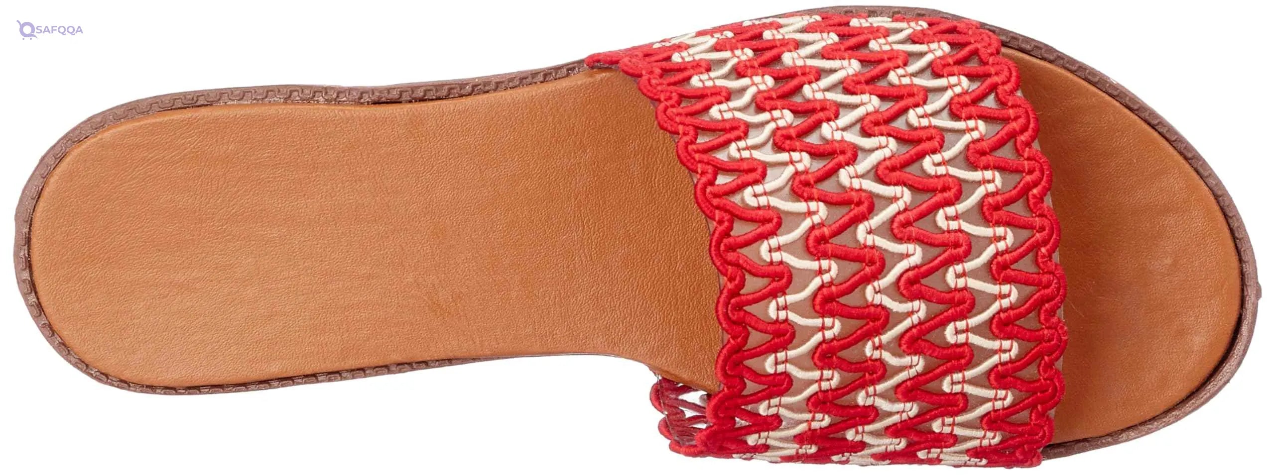 sway 1 c.m slippers,cotton lace fabric strap - Safqqa Egypt