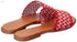 sway 1 c.m slippers,cotton lace fabric strap, - Safqqa Egypt