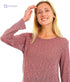 JAMILA Women Decorative Buttons Round Top SHIRT - Safqqa Egypt