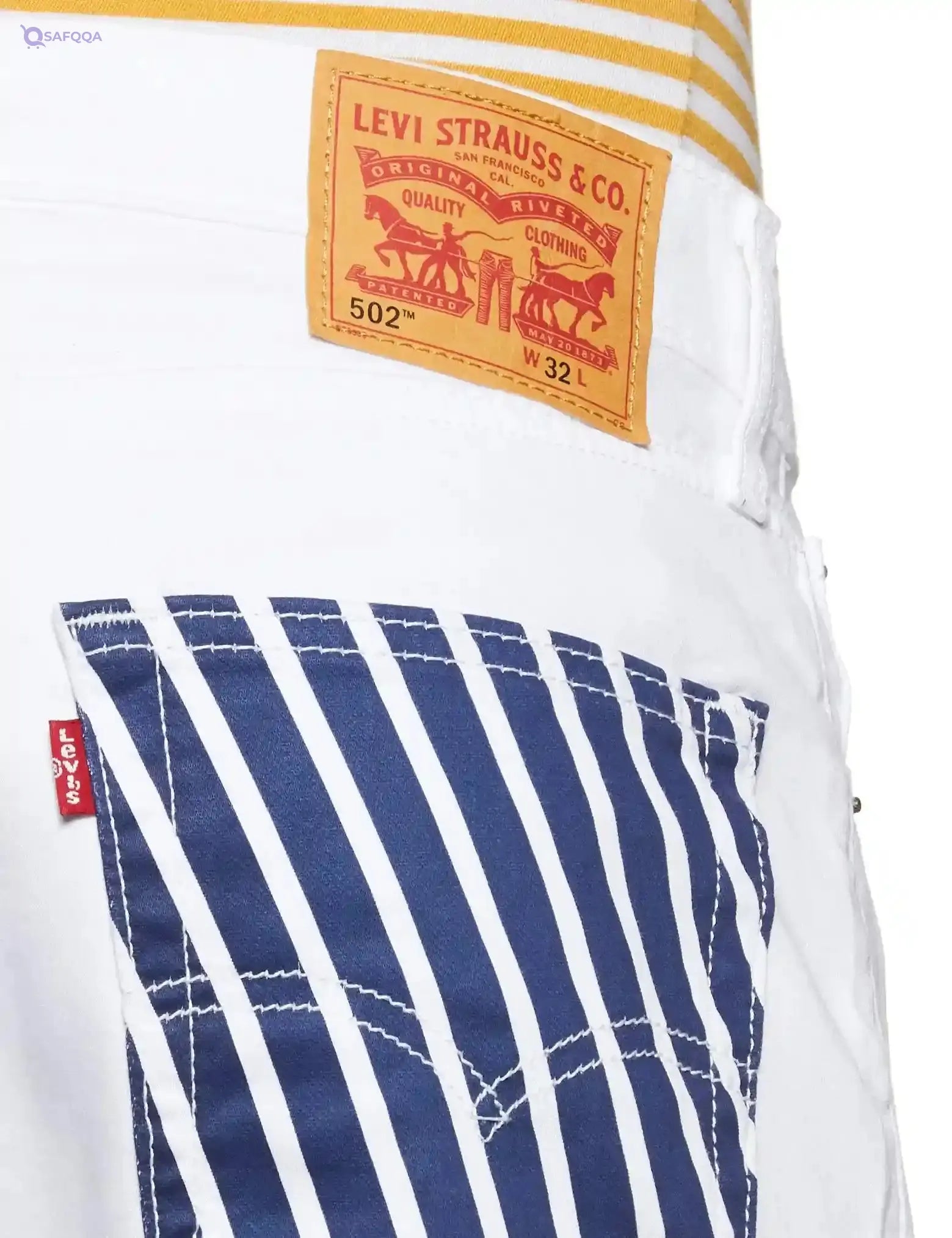 Levi's mens BLR_MB_WT SHRTS 5PKT BLR MB H120 5PKT PRT SHRT WH Jeans - Safqqa