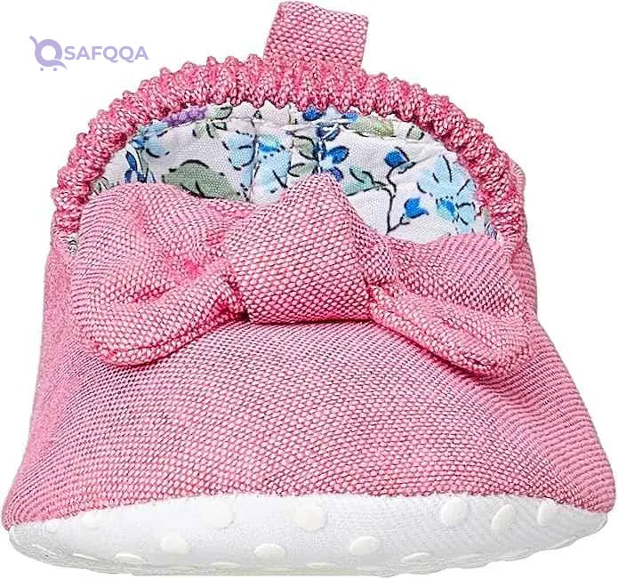 Mix & Max Front Bow Elastic Strap Shoes for Girls - Safqqa Egypt