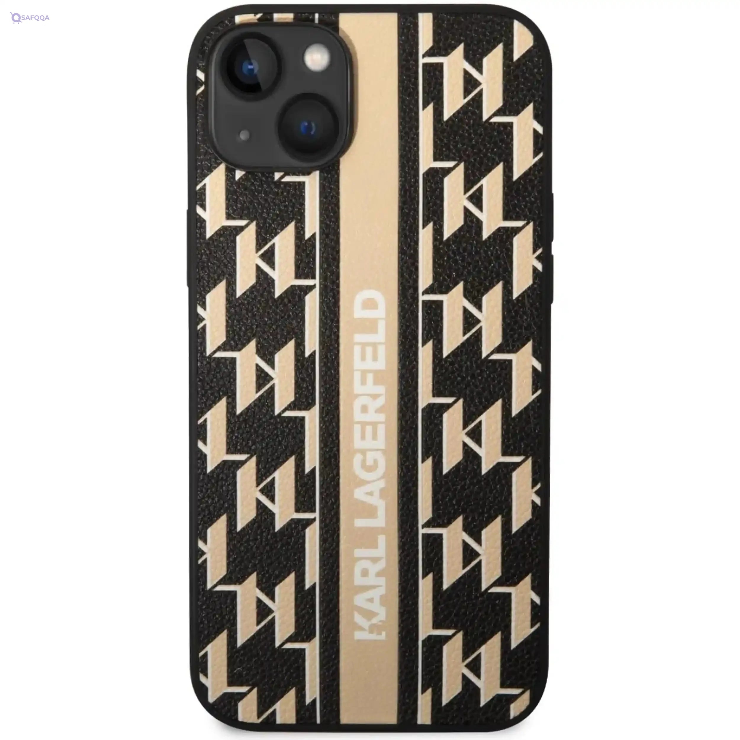 Karl Lagerfeld Cover for iPhone 14 Plus 6.7 Inch Brown - Safqqa