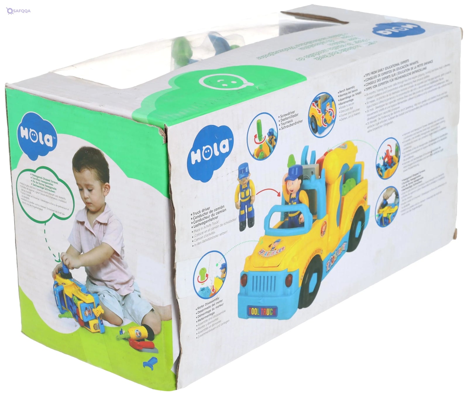 Hola 6109 Little Mechanic Tools Truck – Fun and Educational Toy - Safqqa