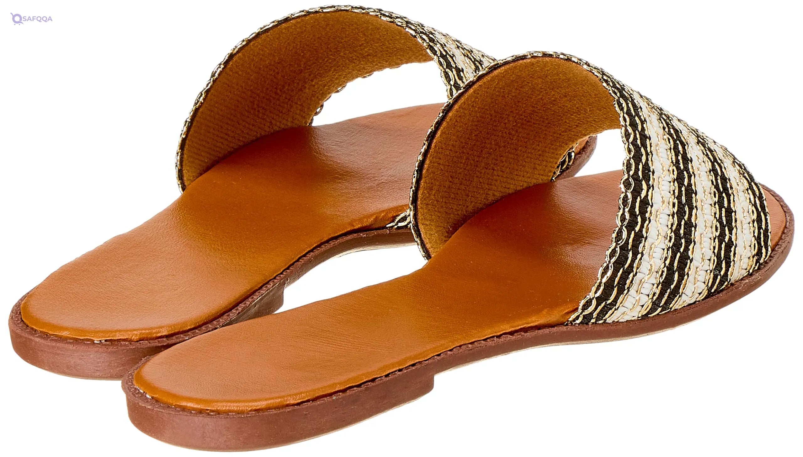SWAY Flat  Slide Slipper For Women ,Lightweight and durable construction. - Safqqa