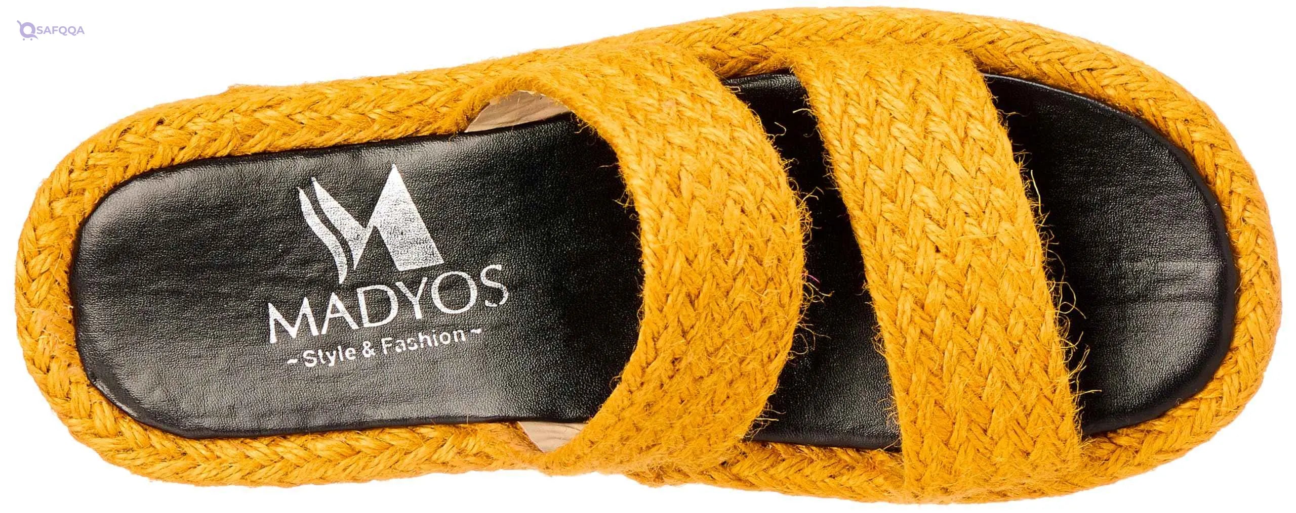 MADYOS womens R1513G37 Flat Slipper - Safqqa