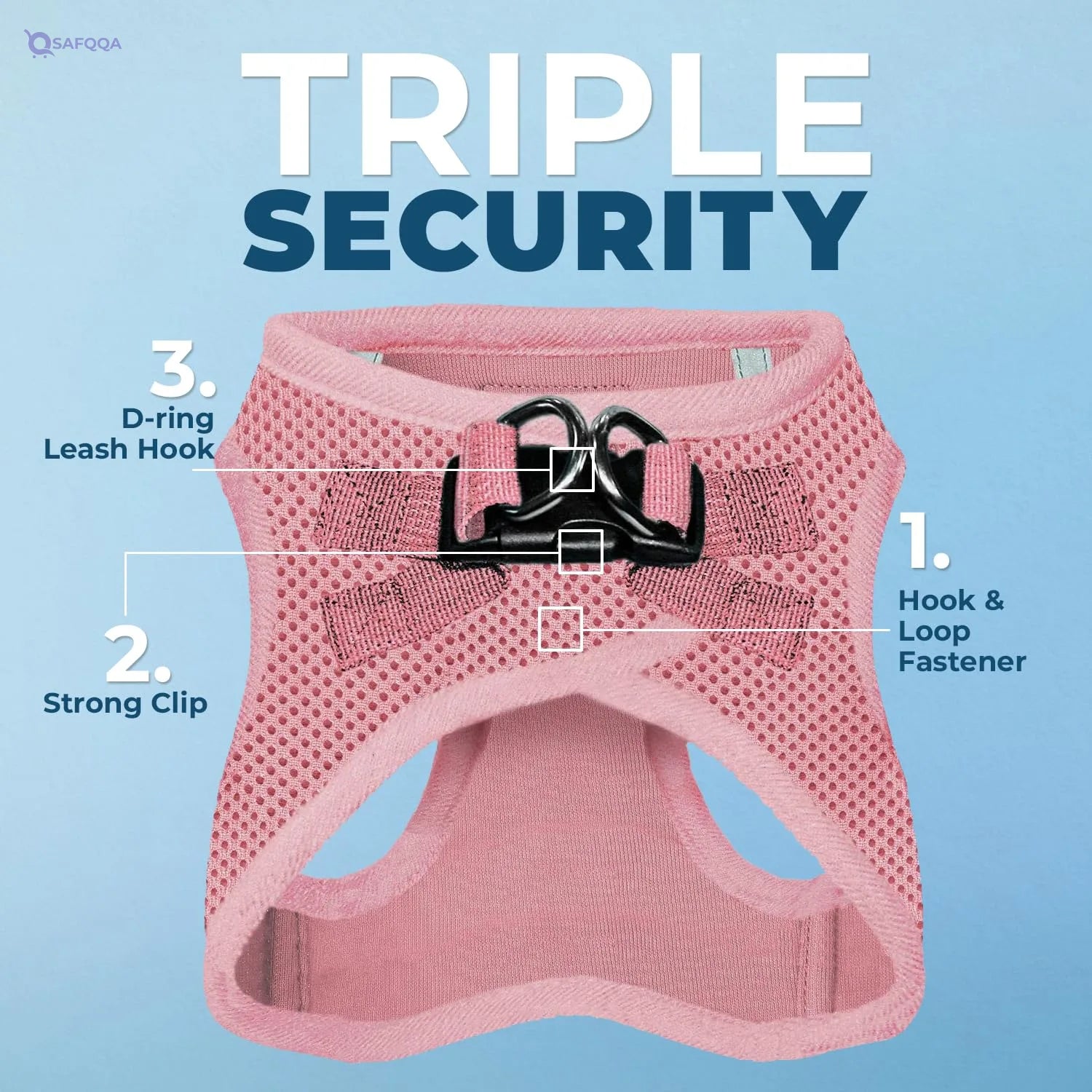 Voyager Step-In Air Mesh Dog Harness – All-Season Comfort - Safqqa