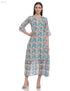 Women’s Floral Maxi Dress – Elegant Flowing Style - Safqqa