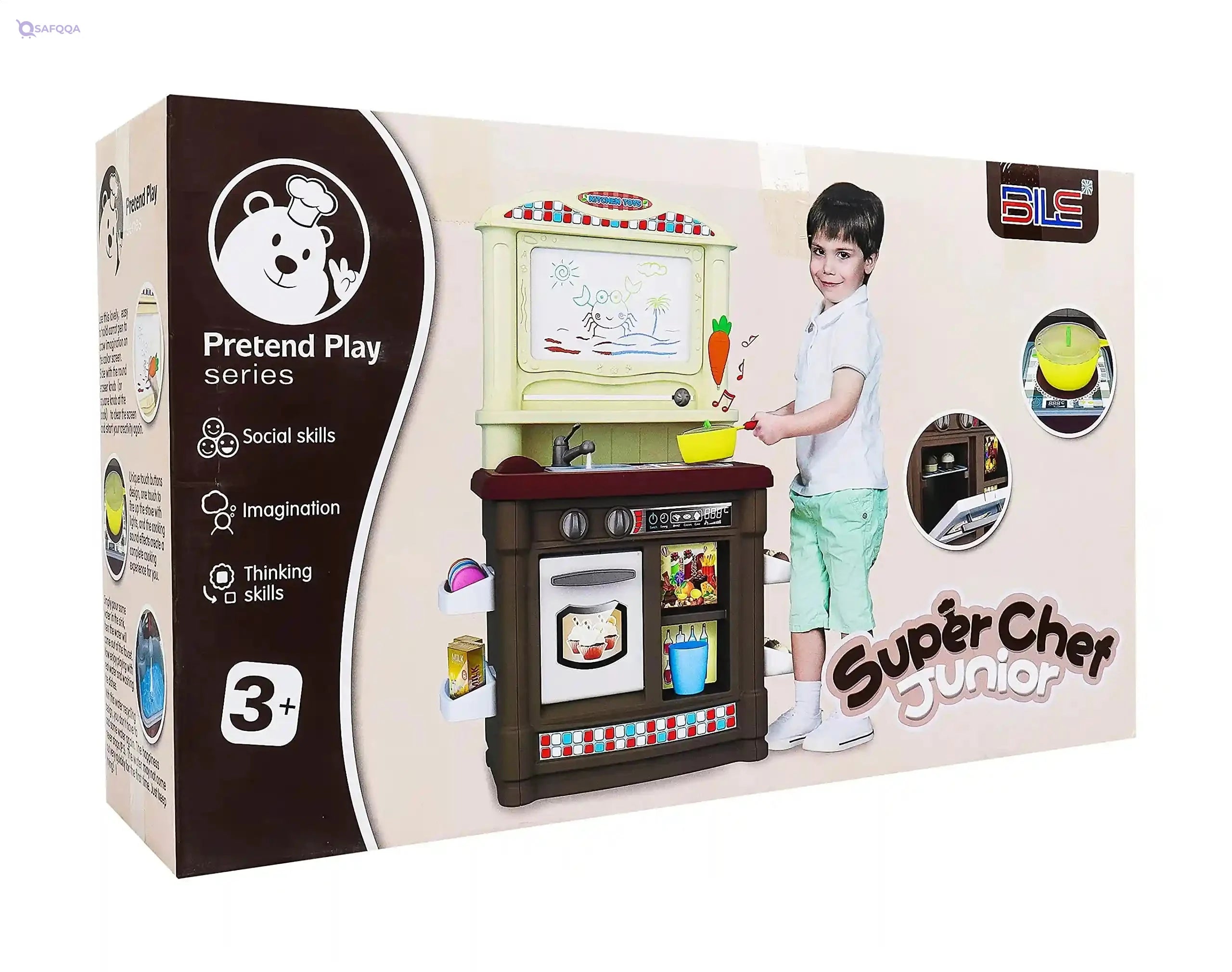 BILE BL-102B Super Chef Kitchen Playset with Water - Safqqa Egypt