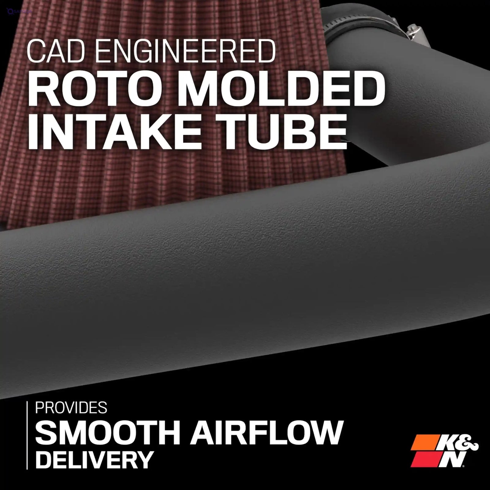K&N 63-9025 Washable and Reusable Car Performance Intake Kit - Safqqa