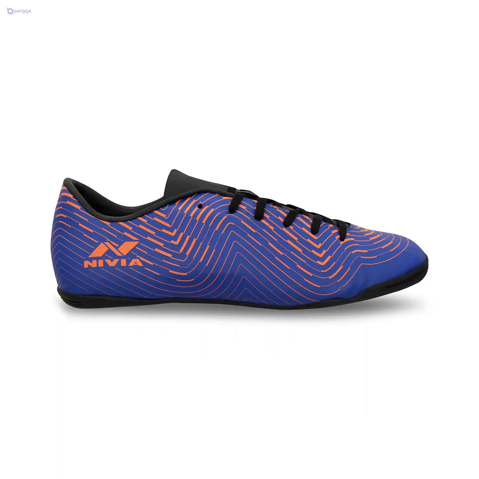NIVIA Boys Soccer Shoes- Blue * Orange - Safqqa Egypt
