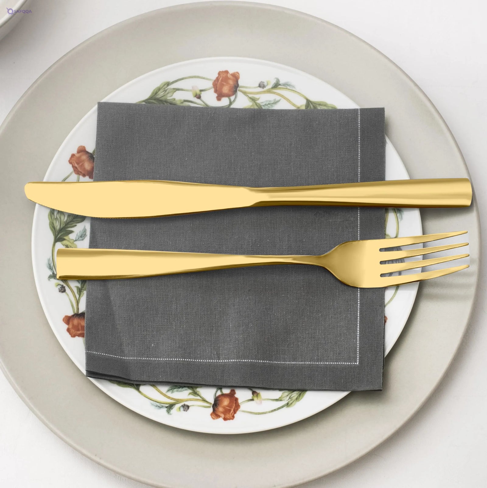 Otto Koning  Stainless Steel Flatware Set for 6 People - Safqqa