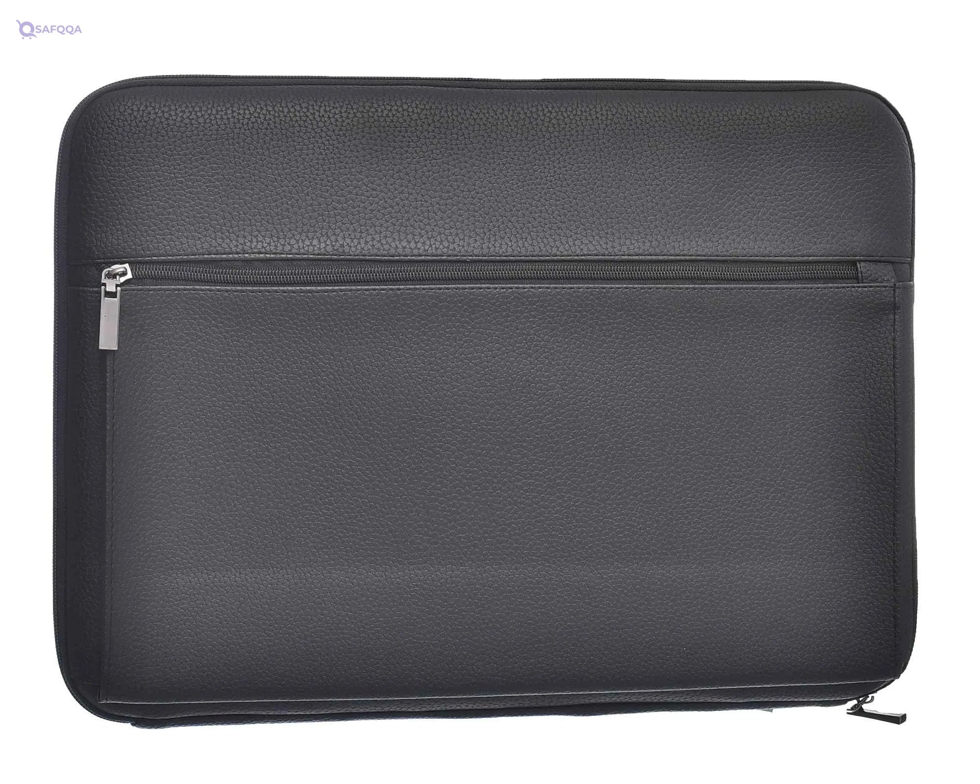 Dragon Leather Pocket Sleeve With Flowers Design And Zipper Pocket For Laptop And Tablets 15.6 Inch - Multi Color - Safqqa Egypt