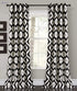 Lush Decor Room Darkening Window Curtain Panel Pair, 84" x 52", Black, 2 Count - Safqqa
