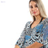 Jamila Women Self Pattern Round Collar Cover Up - Safqqa Egypt