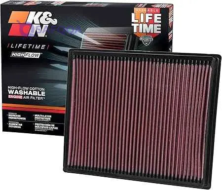 K&N Engine Air Filter: High Performance, Washable, Replacement Compatible With 2004-2019 Nissan/Infiniti (Frontier, Titan, Pathfinder, Xterra, Armada, Equator, Nv1500, 2500, 3500, Qx56)33-2286 - Safqqa