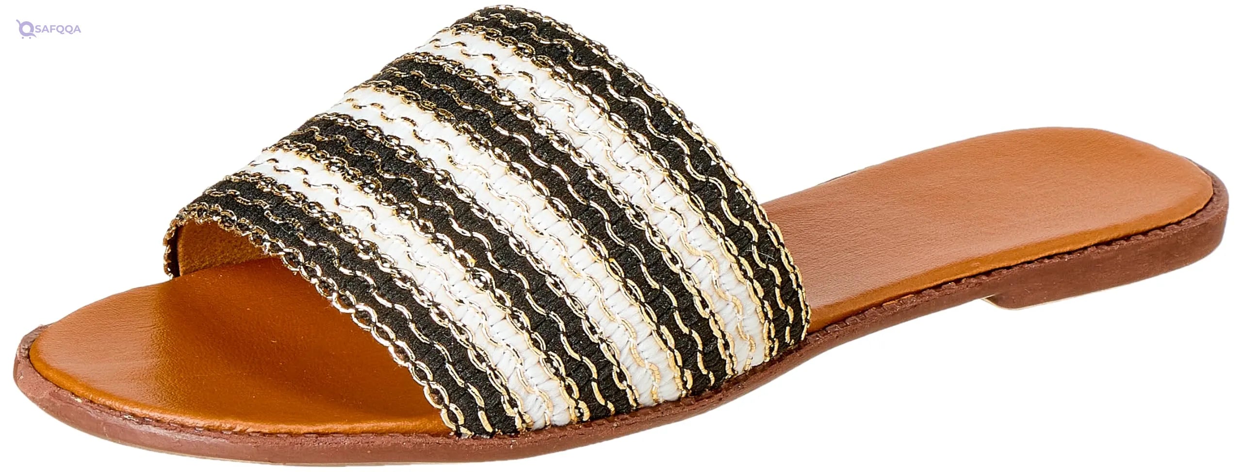 SWAY Flat  Slide Slipper For Women ,Lightweight and durable construction. - Safqqa