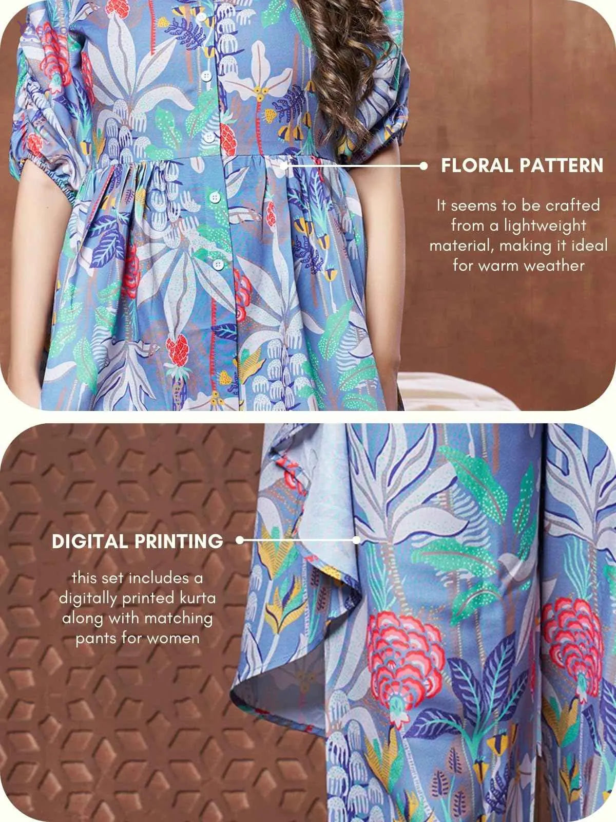 GRECIILOOKS Rayon Standard Length Stylish Kurta Ethnic for Women - Safqqa