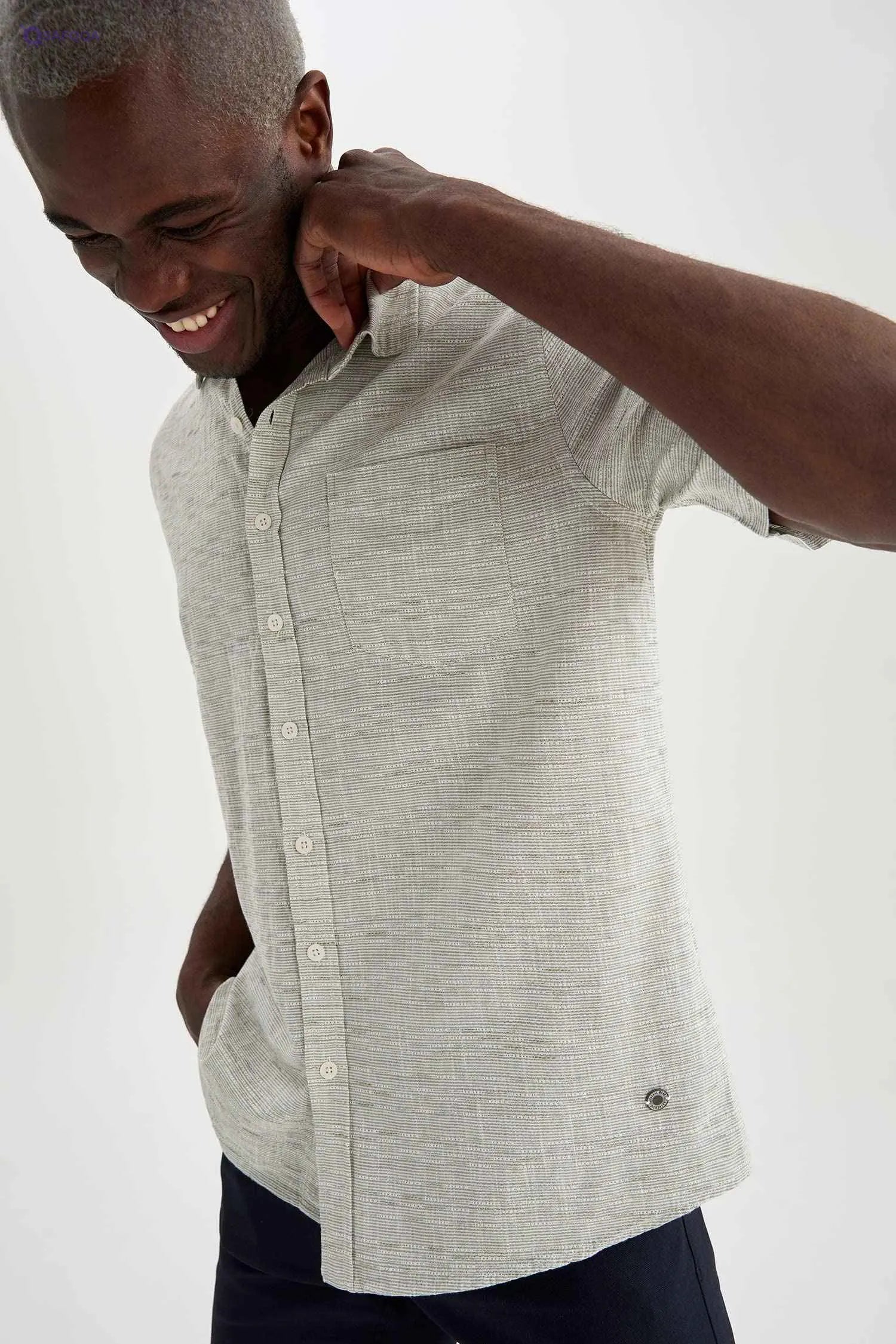 DeFacto mens U3706AZ Shirt - Safqqa Egypt