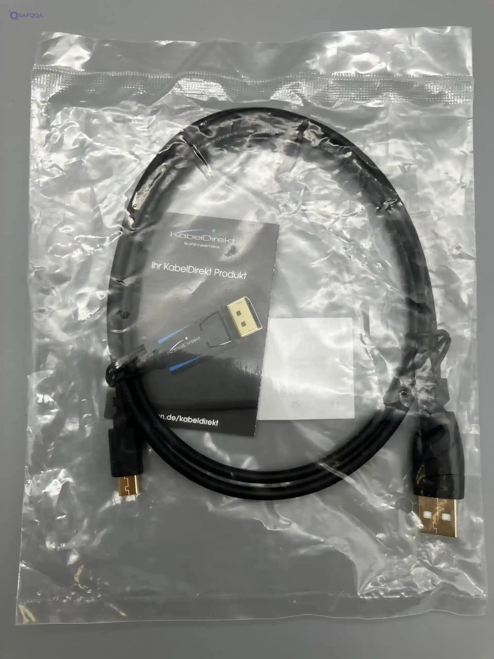 KabelDirekt 412 1m Micro USB Cable (USB 2.0 Synch & Charge Cable) TOP Series black - Safqqa Egypt