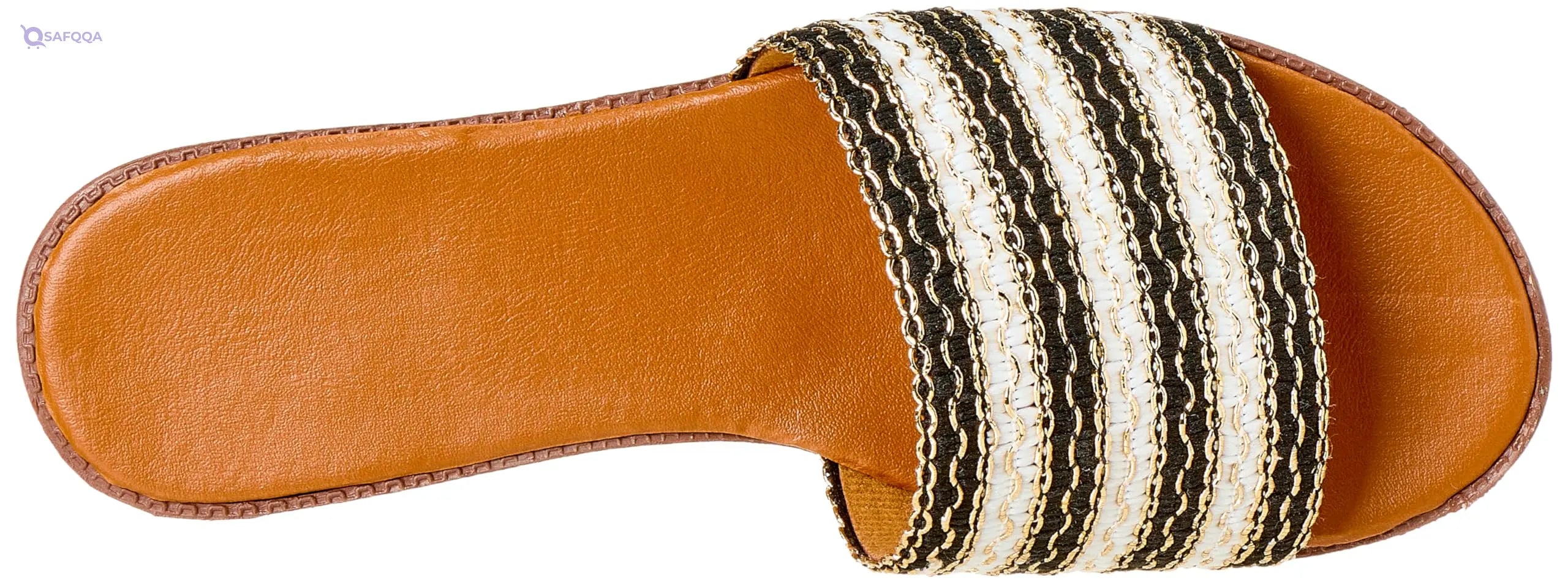 SWAY Flat  Slide Slipper For Women ,Lightweight and durable construction. - Safqqa