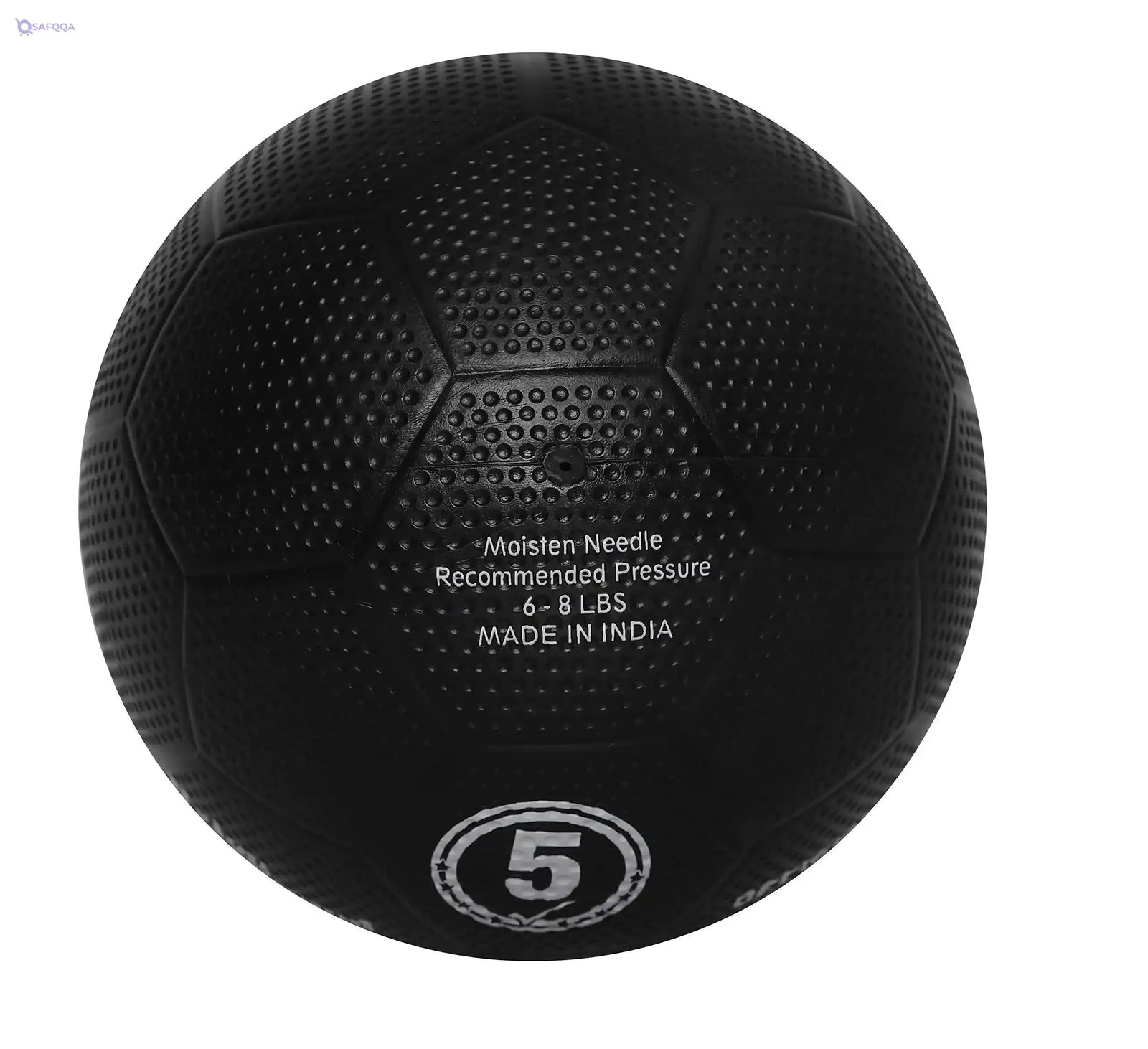 Synplay SS00130 Rubber Soccer Ball – Dimpled, Size 5 - Safqqa