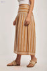DALYDRESS Womens Fancy Full Embroidered Waist Fitted Skirt - Safqqa Egypt