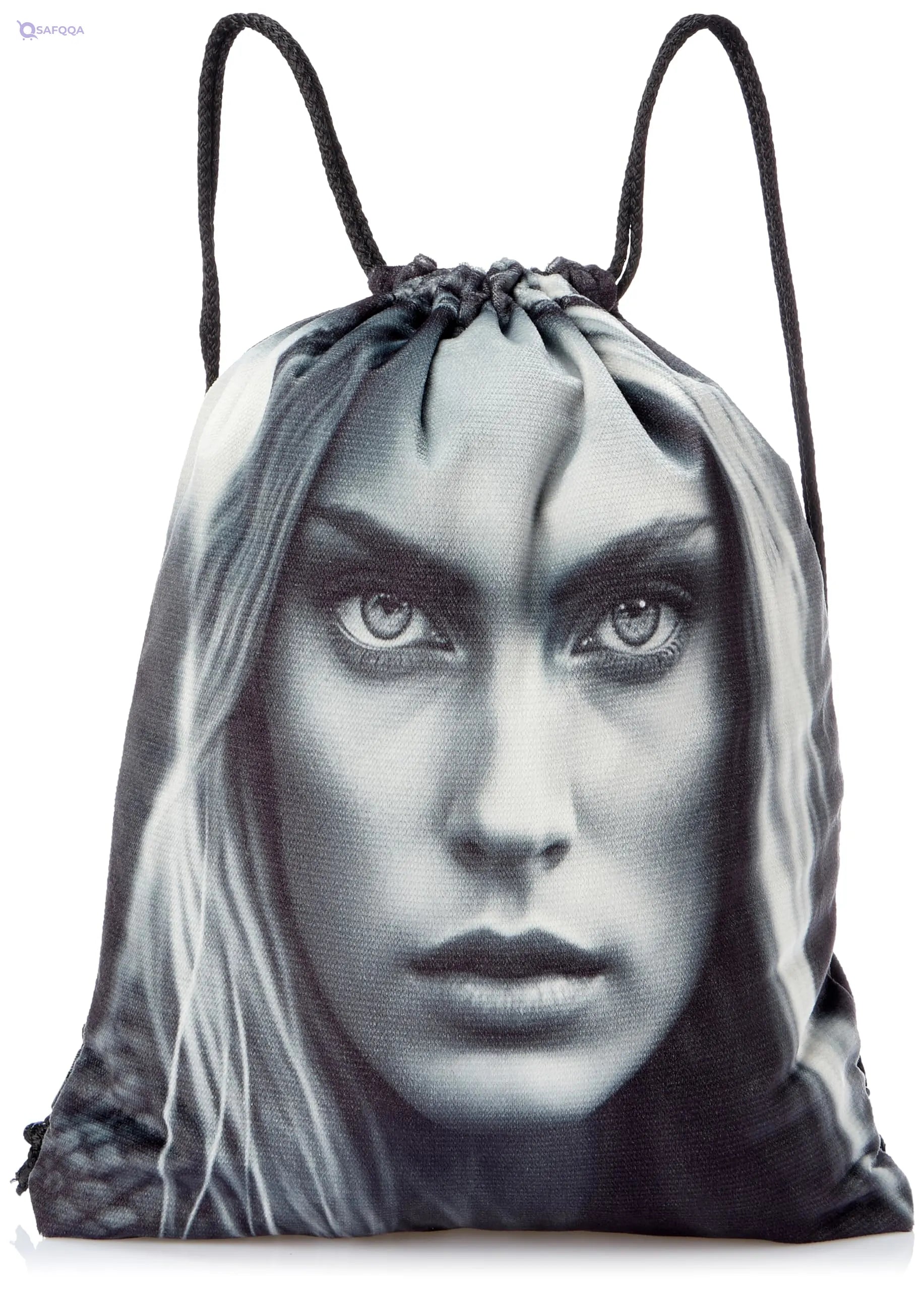 TAT DRAWSTRING BAG - 577, MultiColor, Large - Safqqa