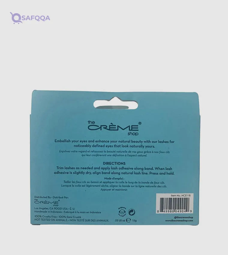 Crème false eyelashes For Women - Safqqa