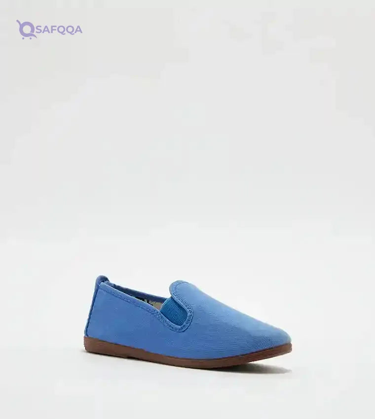 Round-Toe Flossy Shoes – Stylish & Comfortable Design - Safqqa