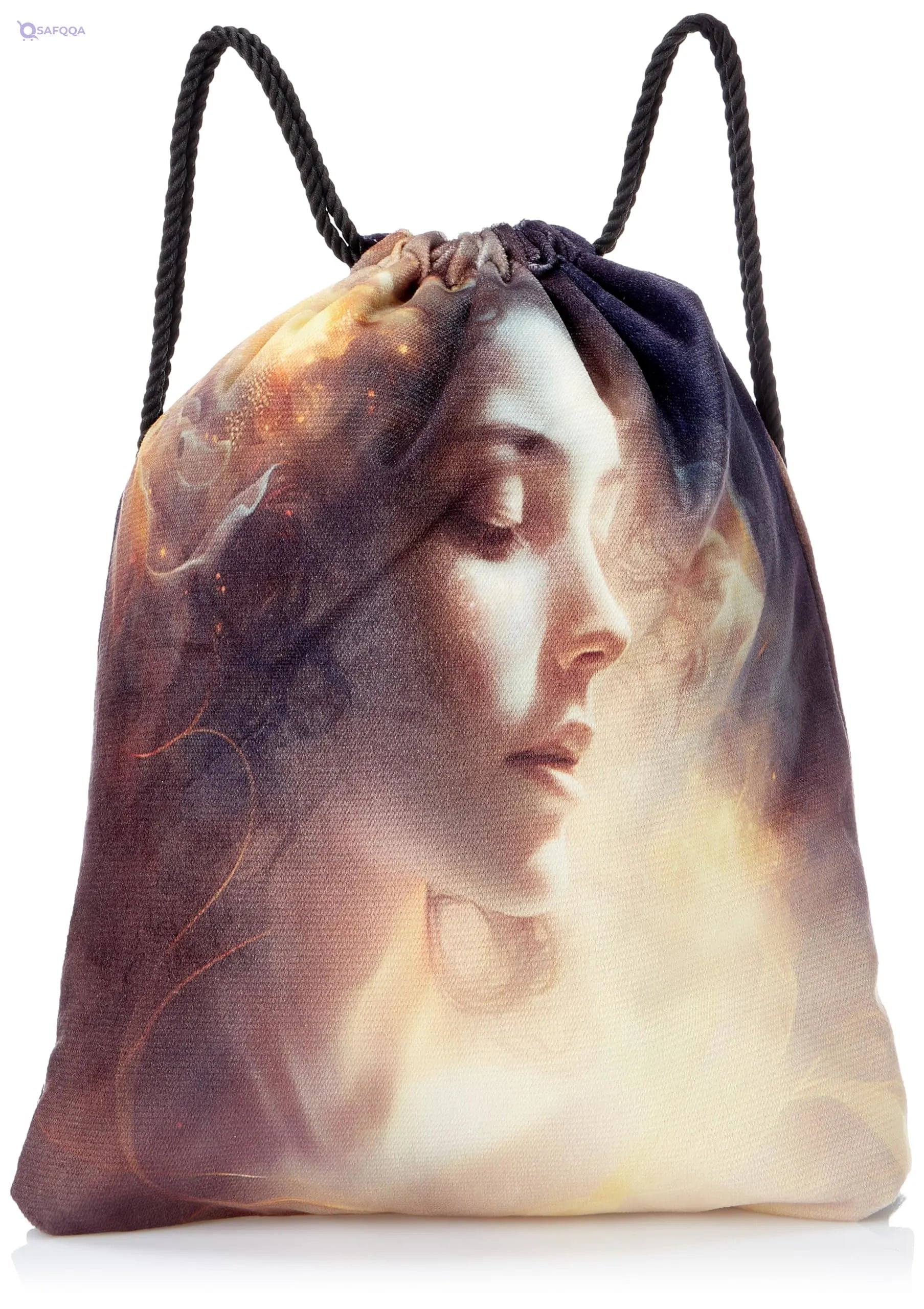TAT DRAWSTRING BAG - 945, MultiColor, Large - Safqqa