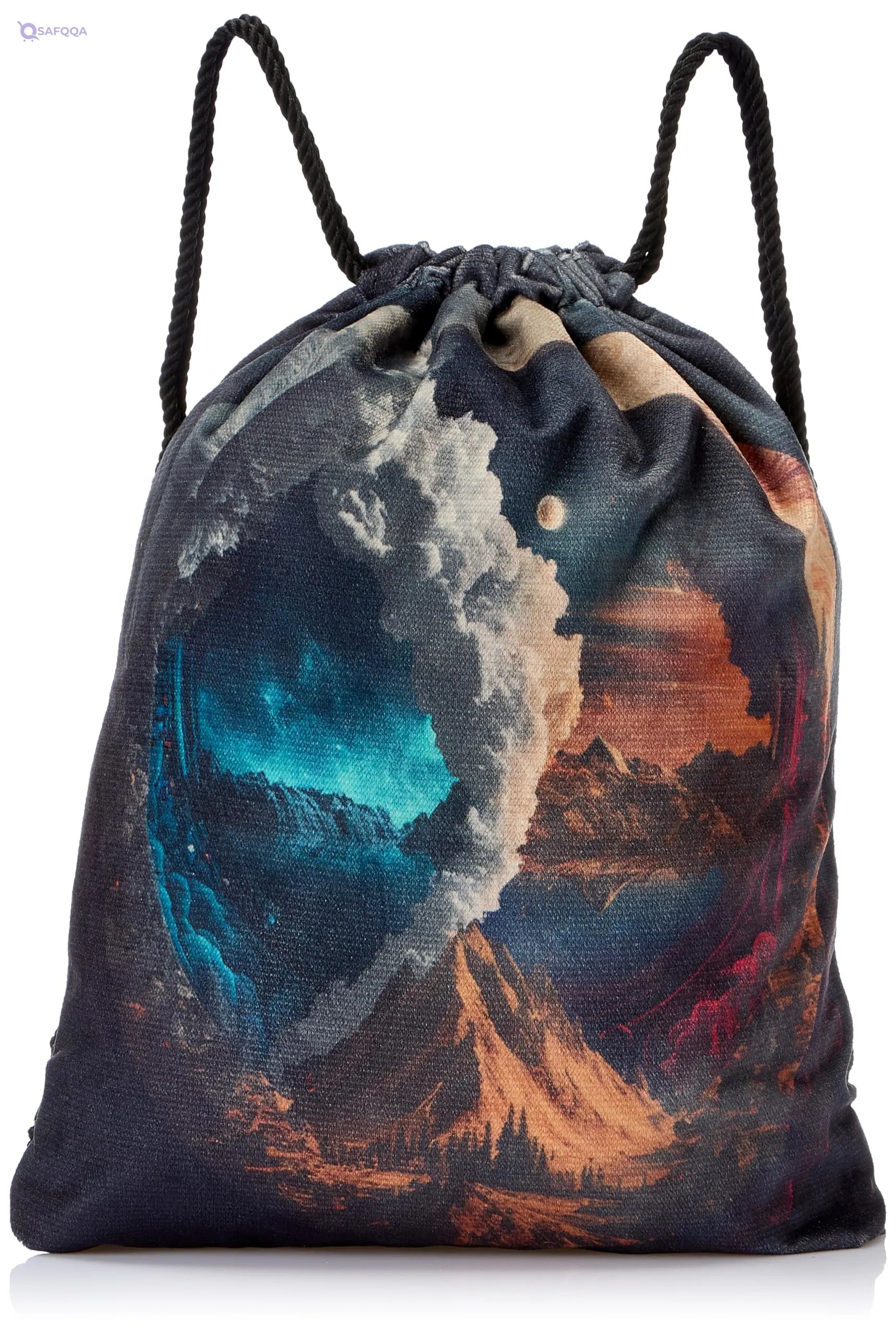 TAT DRAWSTRING BAG - 648, MultiColor, Large - Safqqa