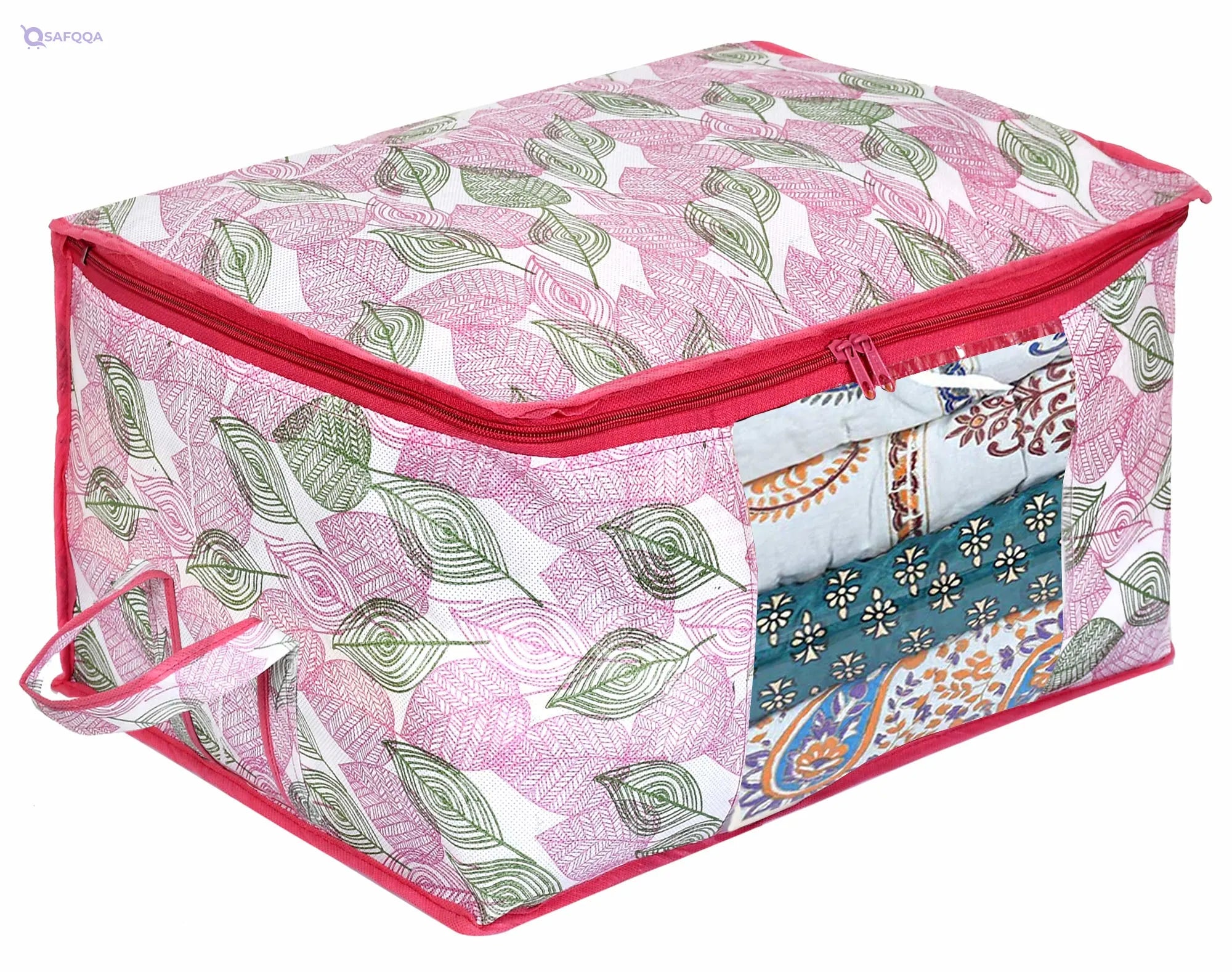 Fun Homes Underbed Storage Bag with Transparent Window - Safqqa