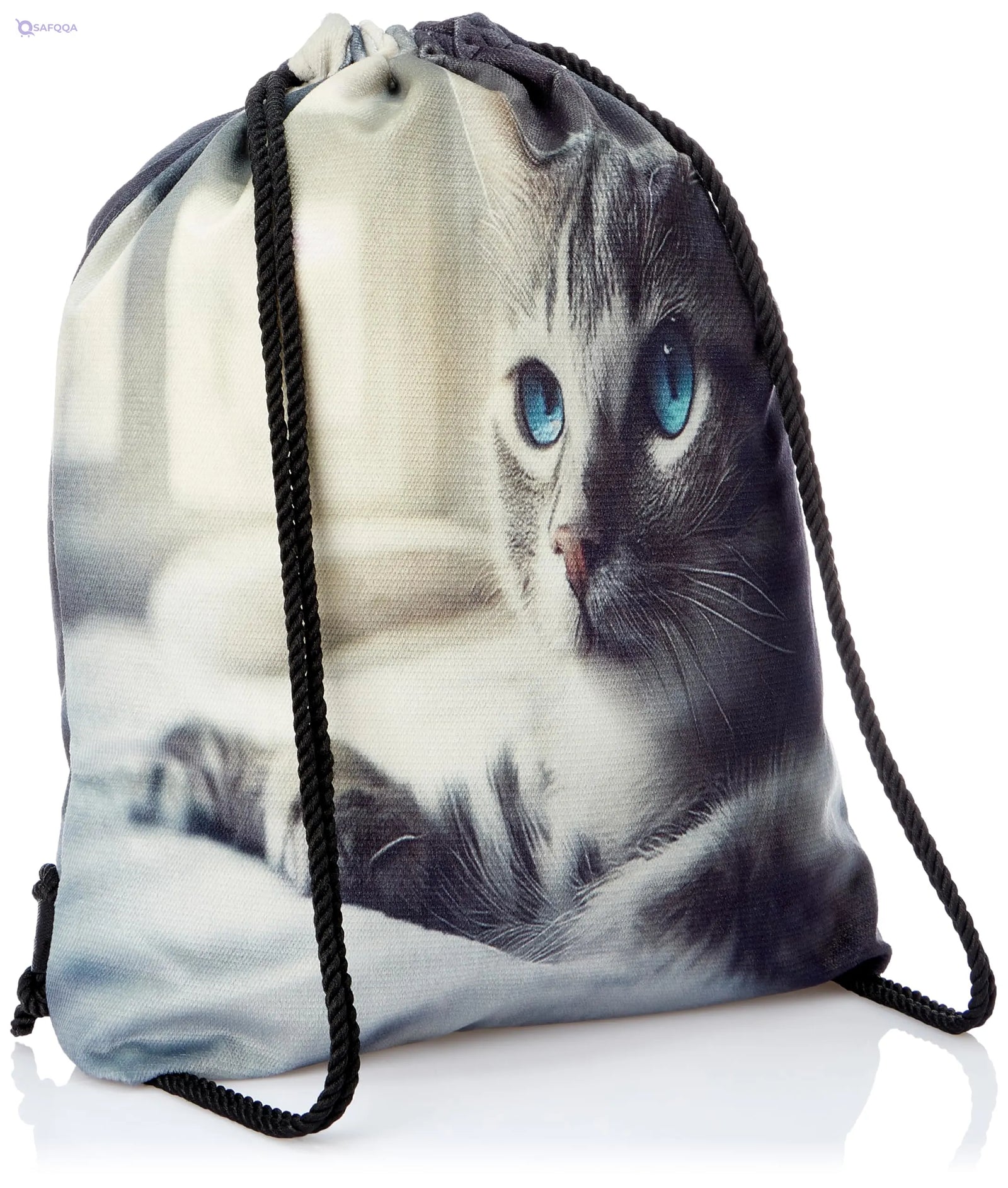 TAT DRAWSTRING BAG - 924, MultiColor, Large - Safqqa