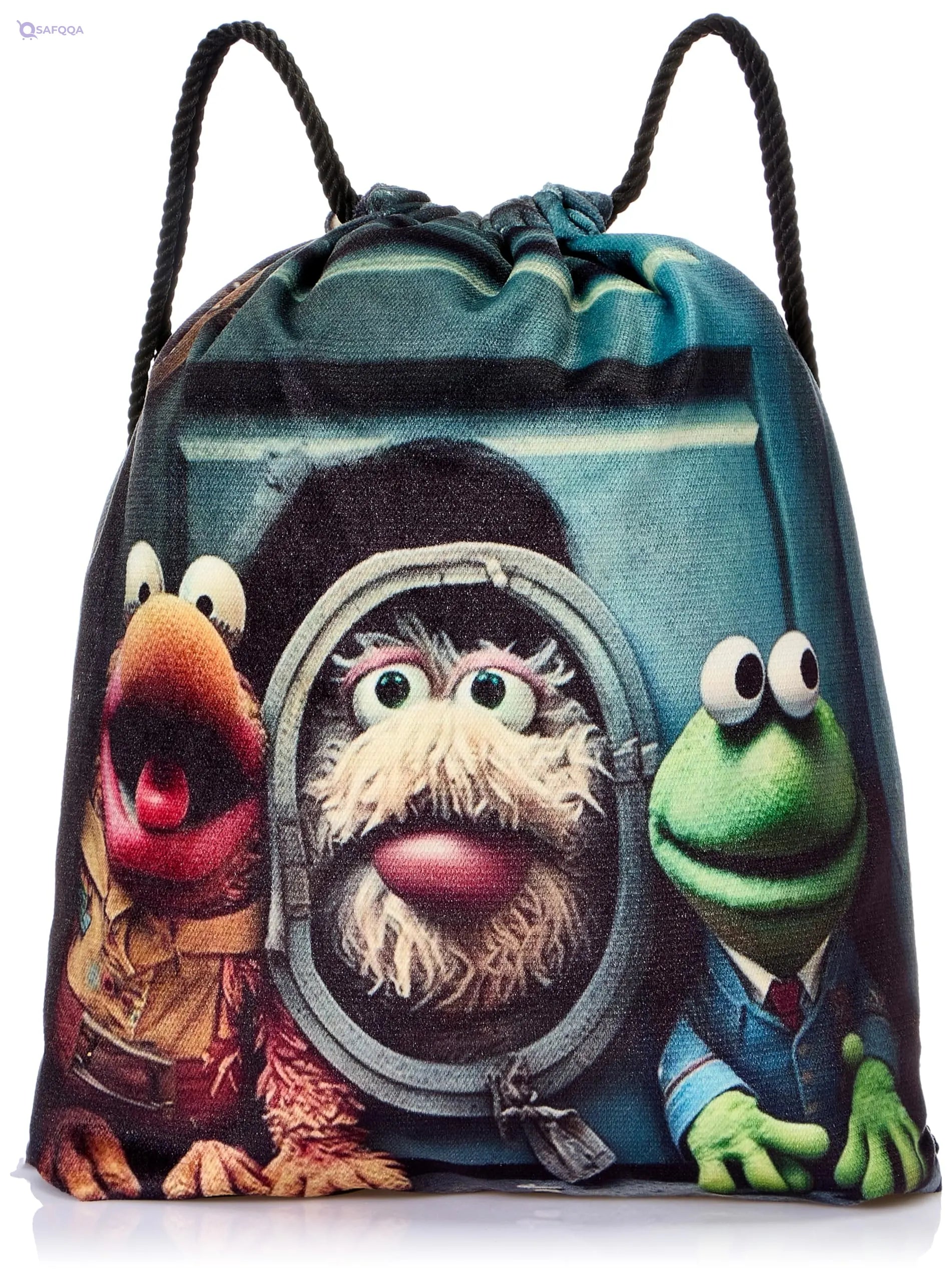 TAT DRAWSTRING BAG - 645, MultiColor, Large - Safqqa
