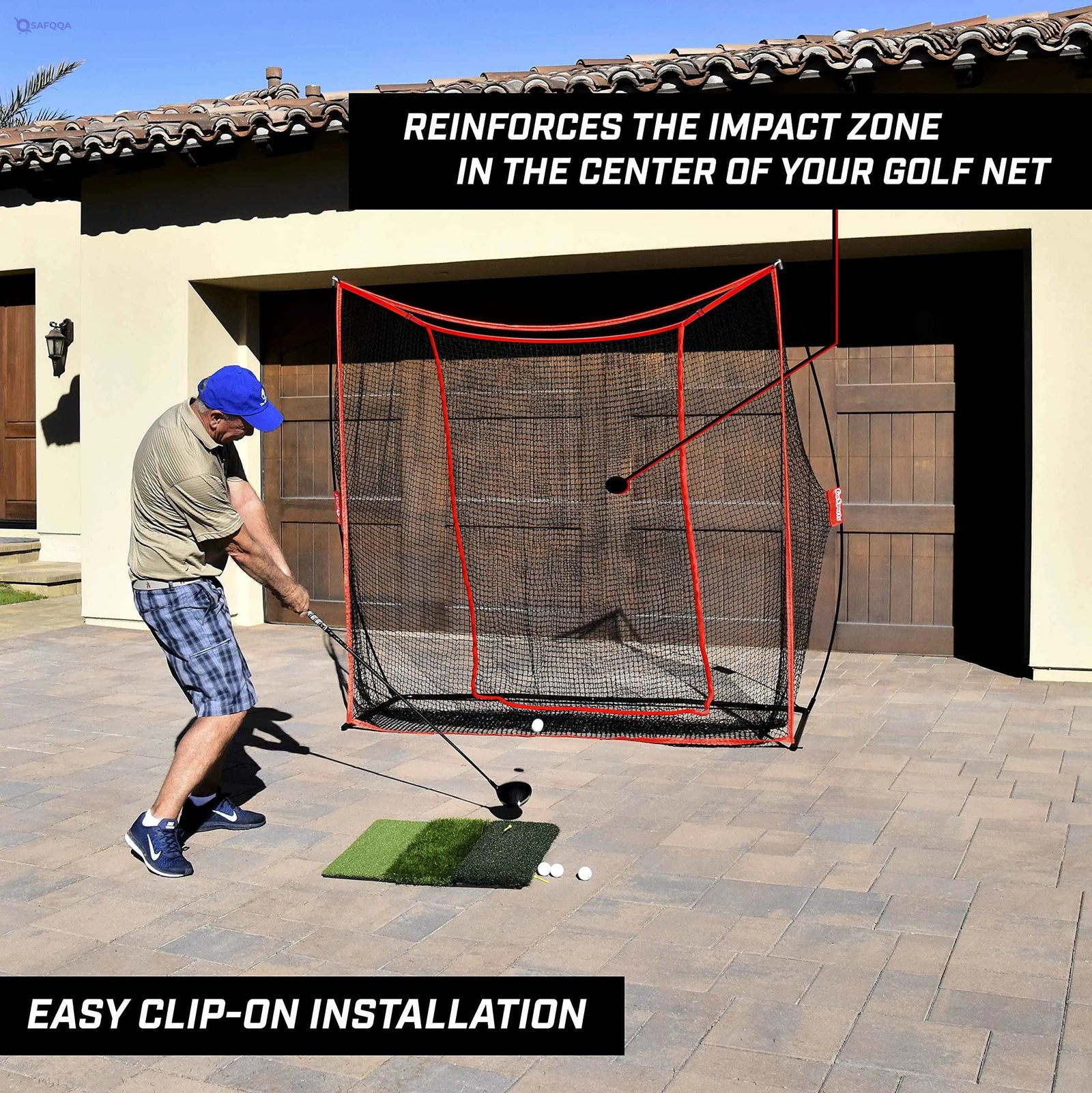 GoSports Universal Golf Practice Net - Safqqa