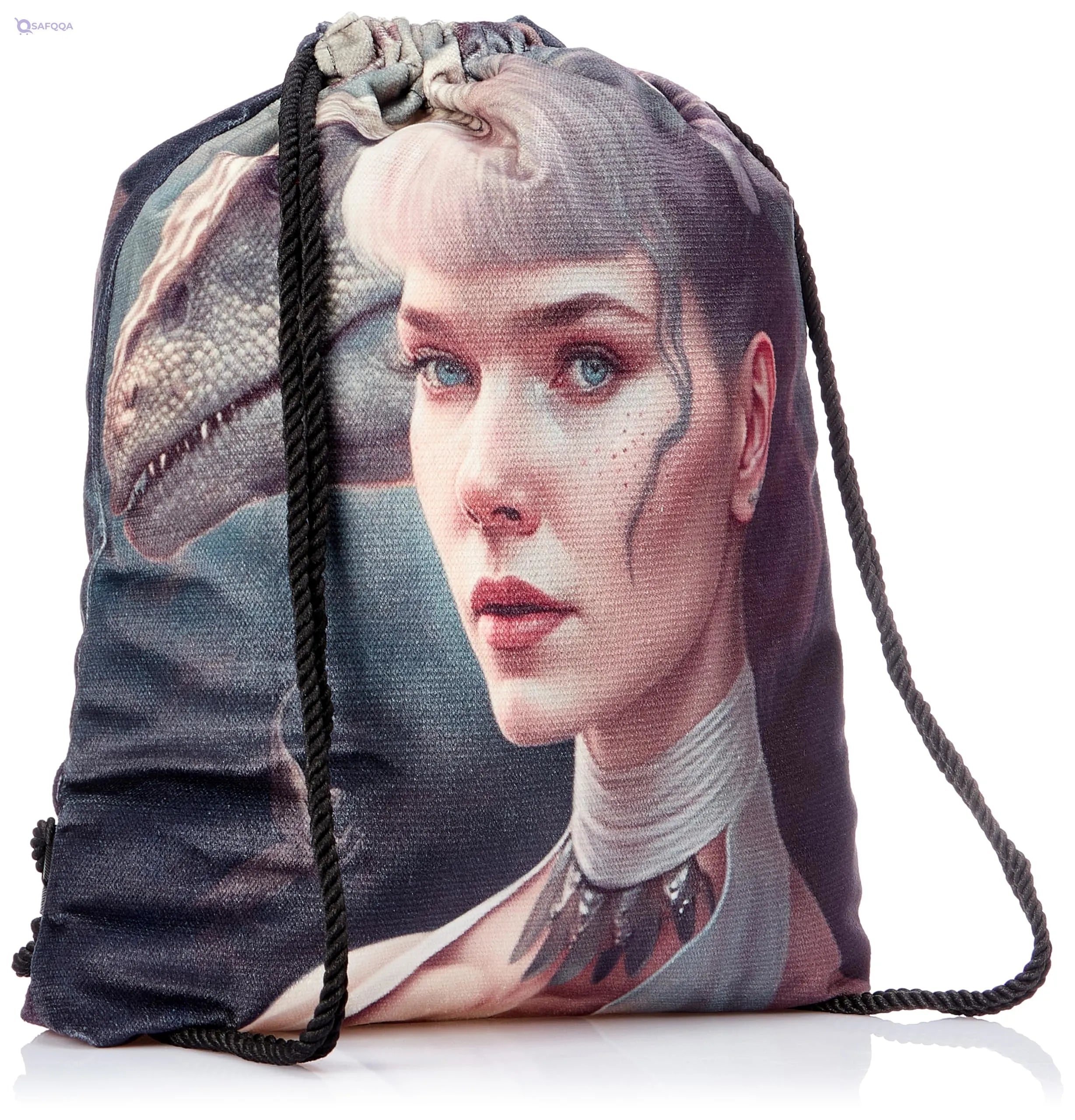TAT DRAWSTRING BAG - 565, MultiColor, Large - Safqqa