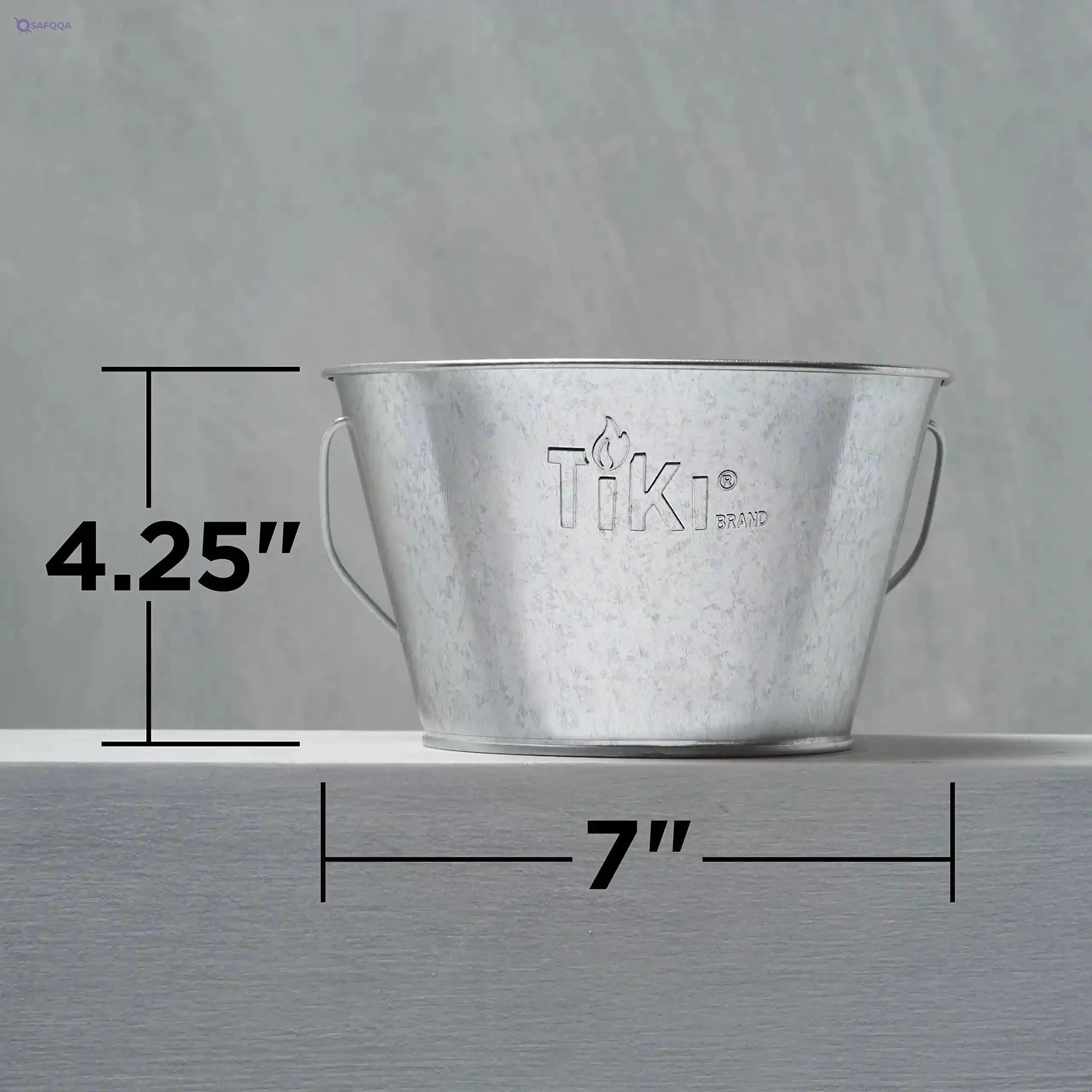 TIKI Citronella Candle 28-Ounce – Triple Wick Metal Bucket with Lid - Safqqa
