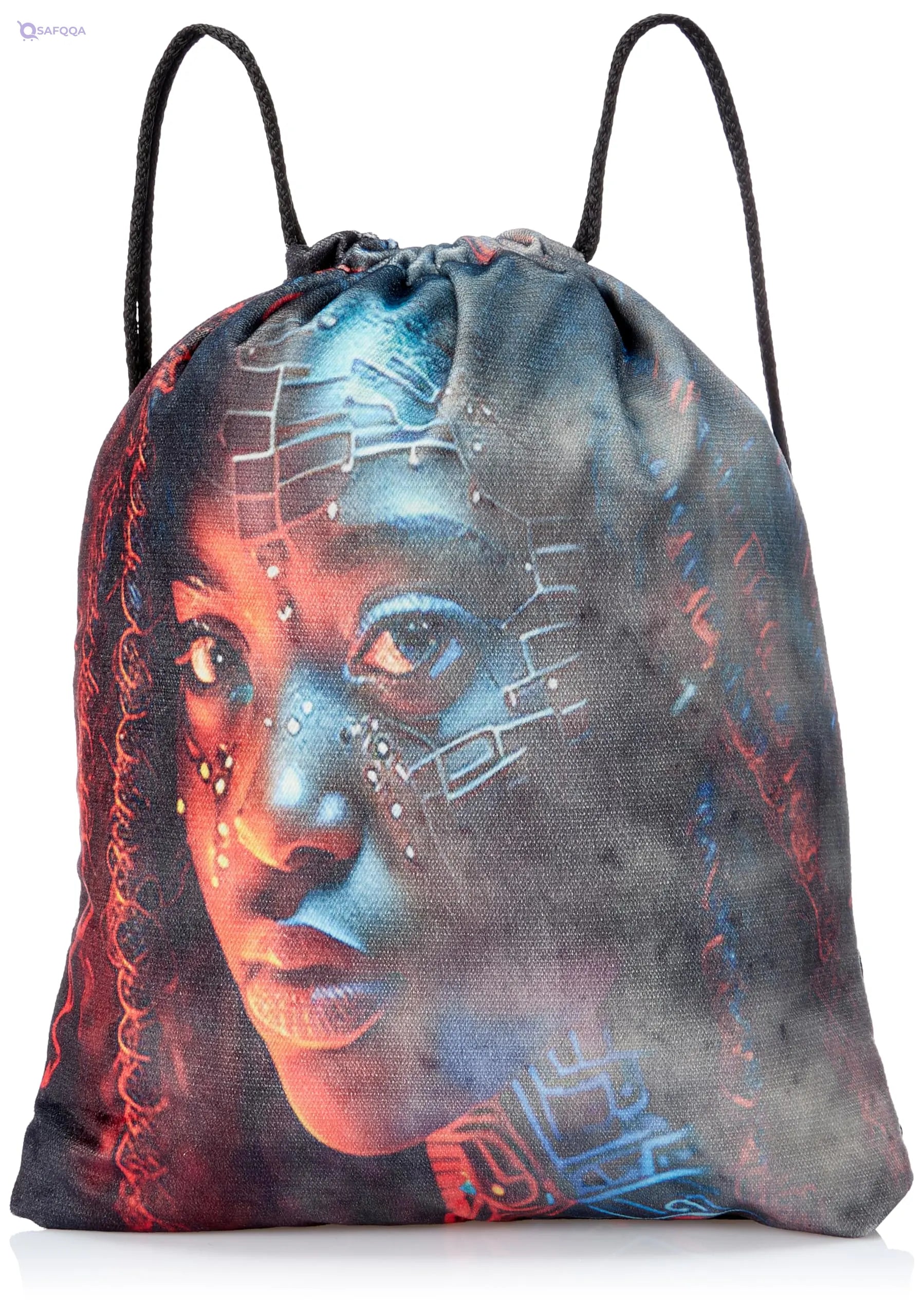 TAT DRAWSTRING BAG - 556, MultiColor, Large - Safqqa