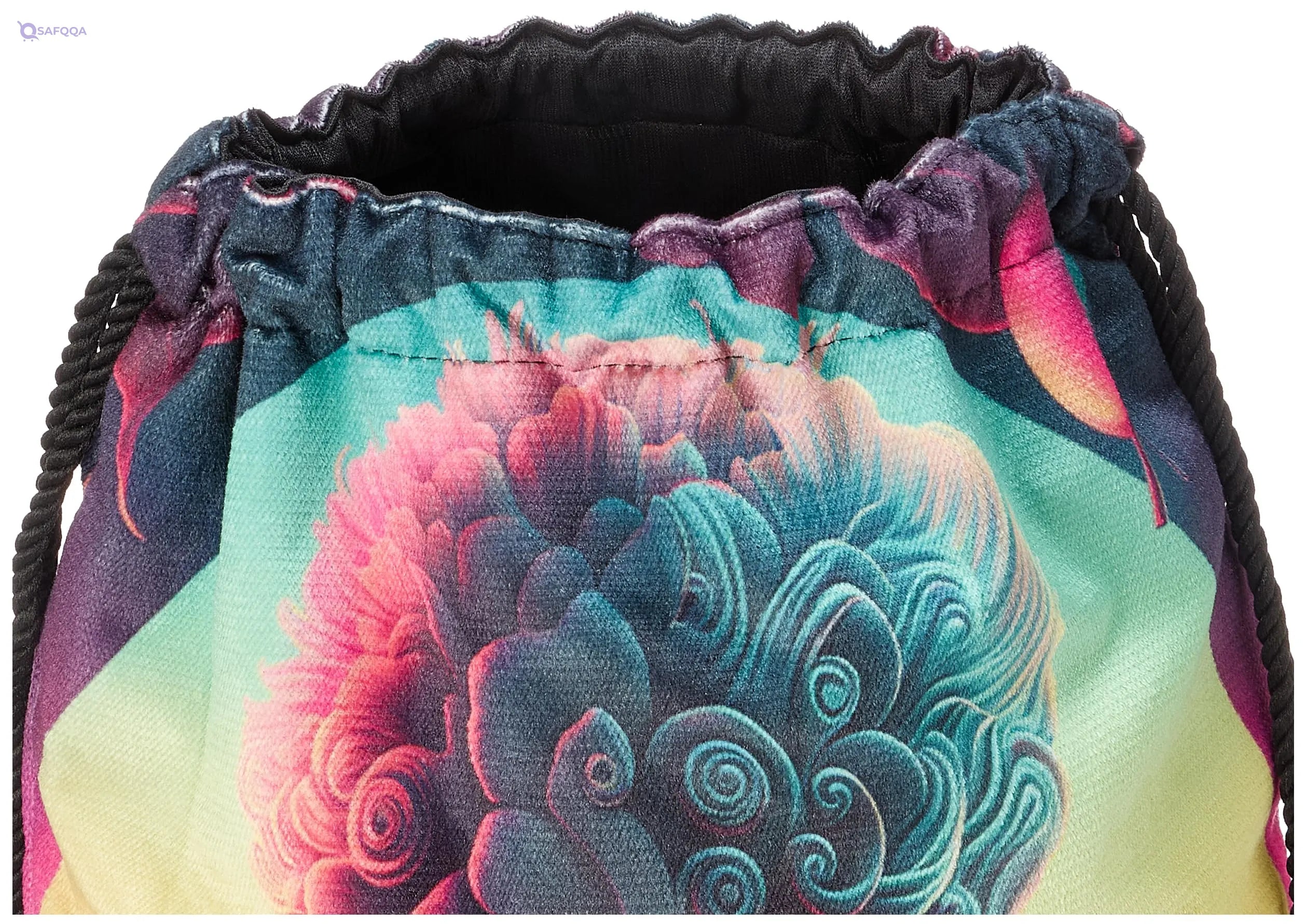 TAT DRAWSTRING BAG - 784, MultiColor, Large - Safqqa