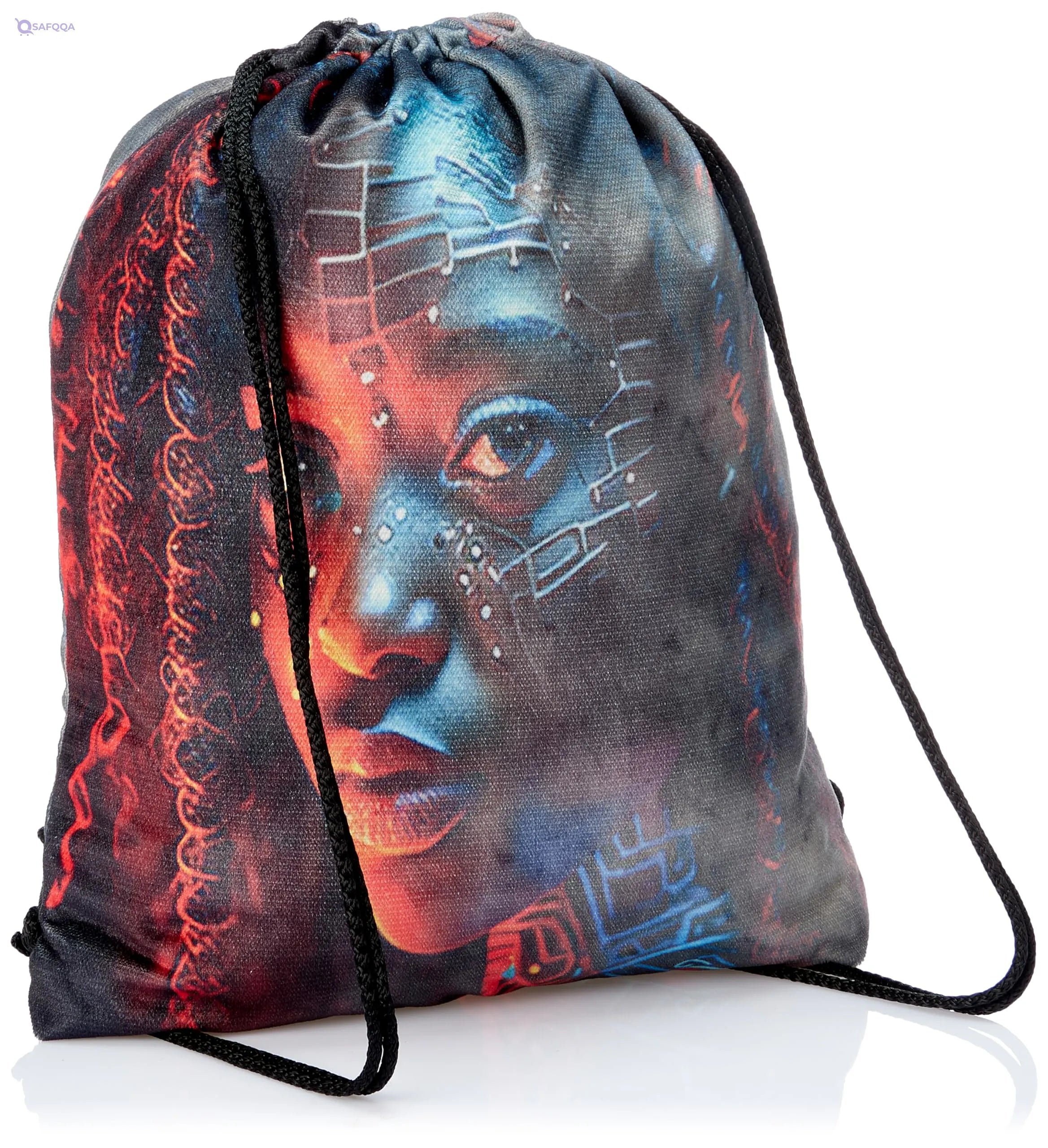 TAT DRAWSTRING BAG - 556, MultiColor, Large - Safqqa