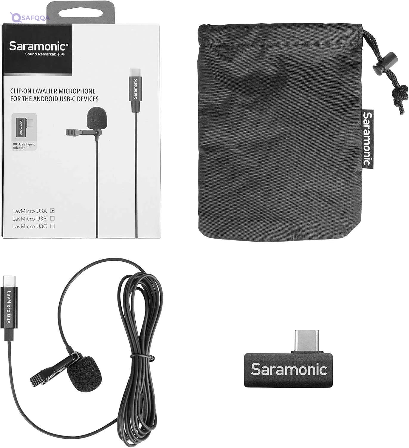 Saramonic Lavalier Microphone - Lavalier Microphone RO U3A - Safqqa Egypt